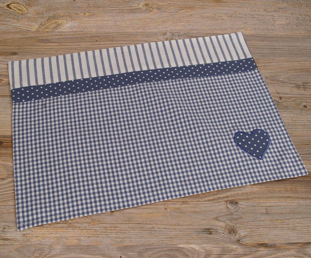 matches21 HOME & HOBBY Platzset Tischset Landhaus Premium LINA Stoffmix & H günstig online kaufen