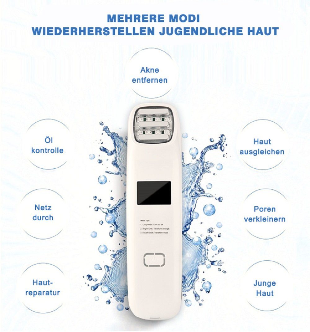 COOL-i ® Anti-Aging-Gerät, RF EMS LED Ionen Vibrationsmassage, 5 in 1 Anti- Aging Hautstraffung