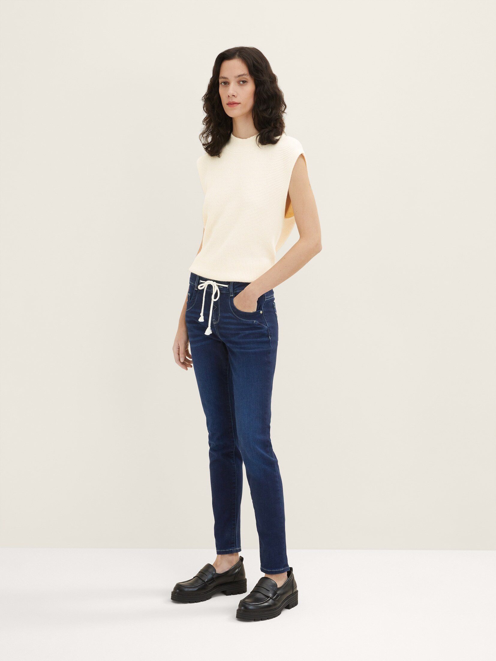 Skinny-fit-Jeans Relaxed TAILOR Rinse Tapered Denim Jeans Blue TOM