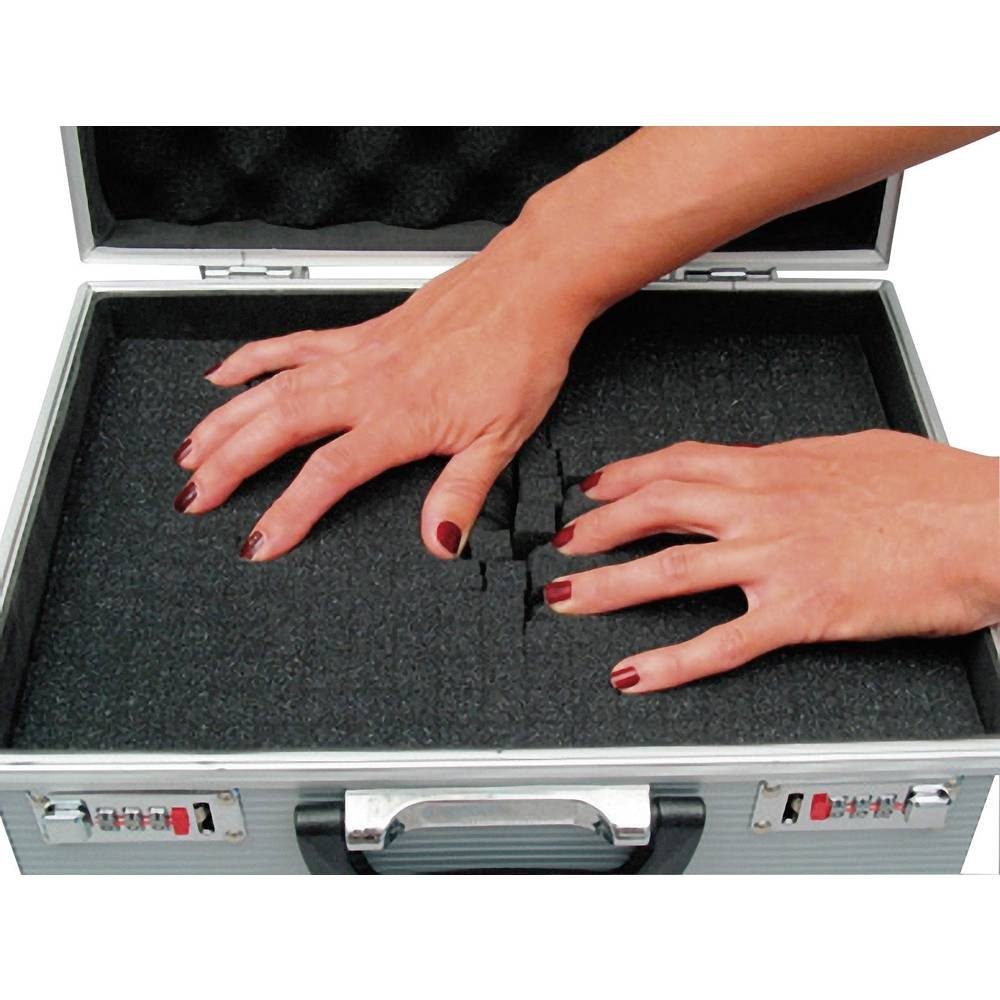 VISO Werkzeugkoffer Alukoffer mit Rasterschaum STC931P