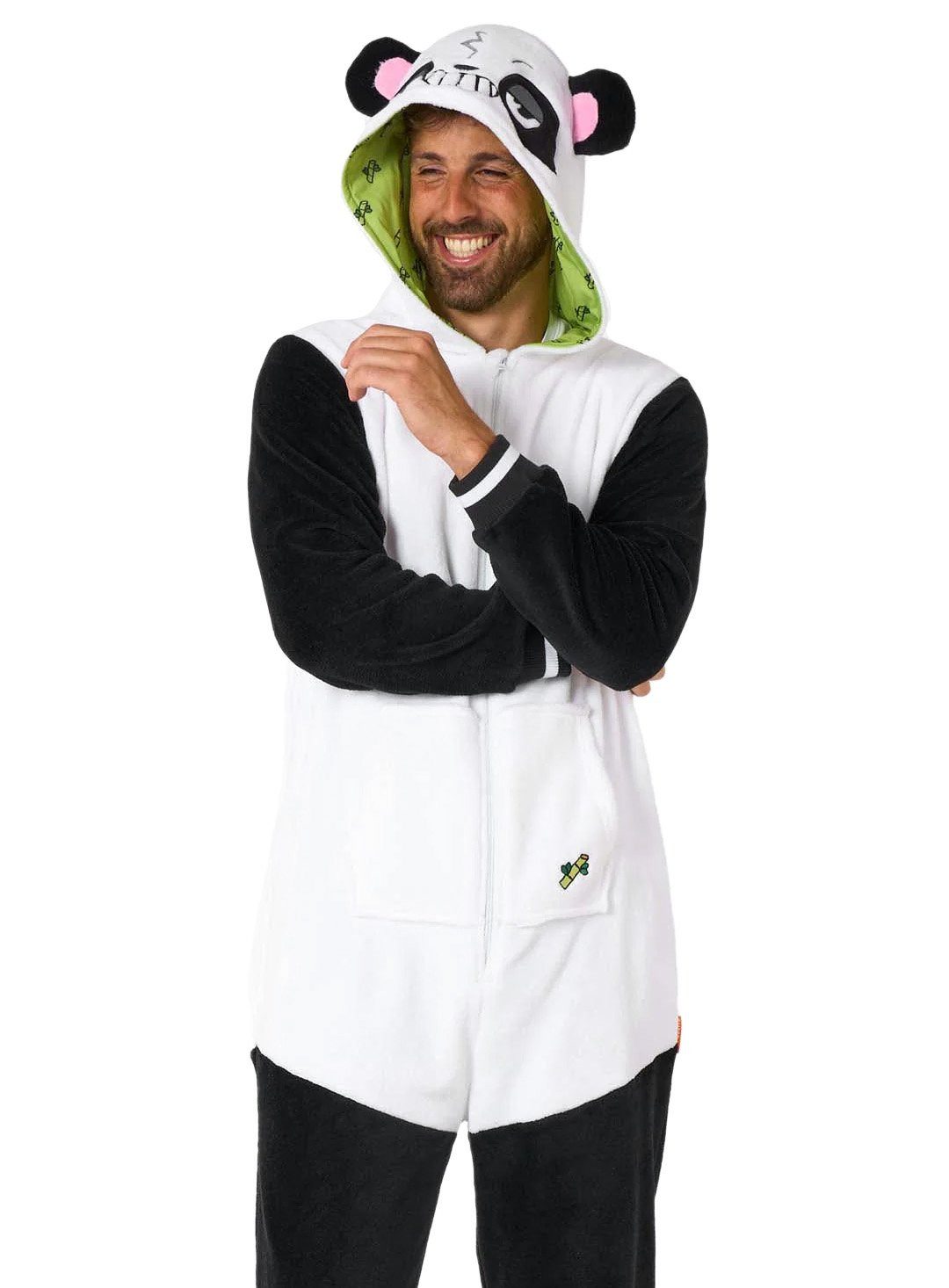 Opposuits Kostüm Panda Onesie, Der Overall beweist: jedes Tier eignet sich zum Kuscheln!
