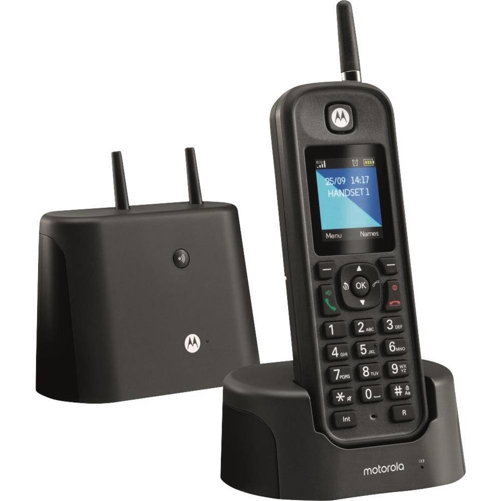 Motorola Motorola O201 DECT Schnurloses Telefon analog Freisprechen,  Outdoor, Schnurloses DECT-Telefon (Mobilteile: 1)