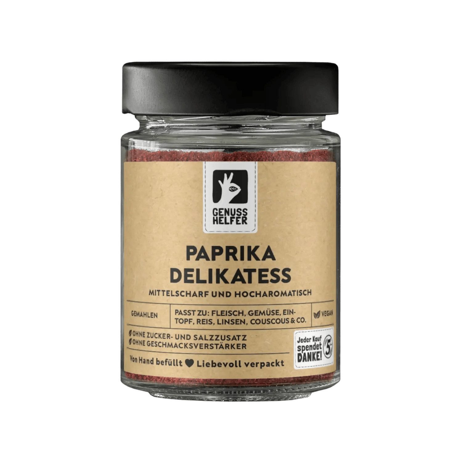 Bremer Gewürzhandel Gewürz Paprika delikatess, gemahlen, im Glas, 90 g