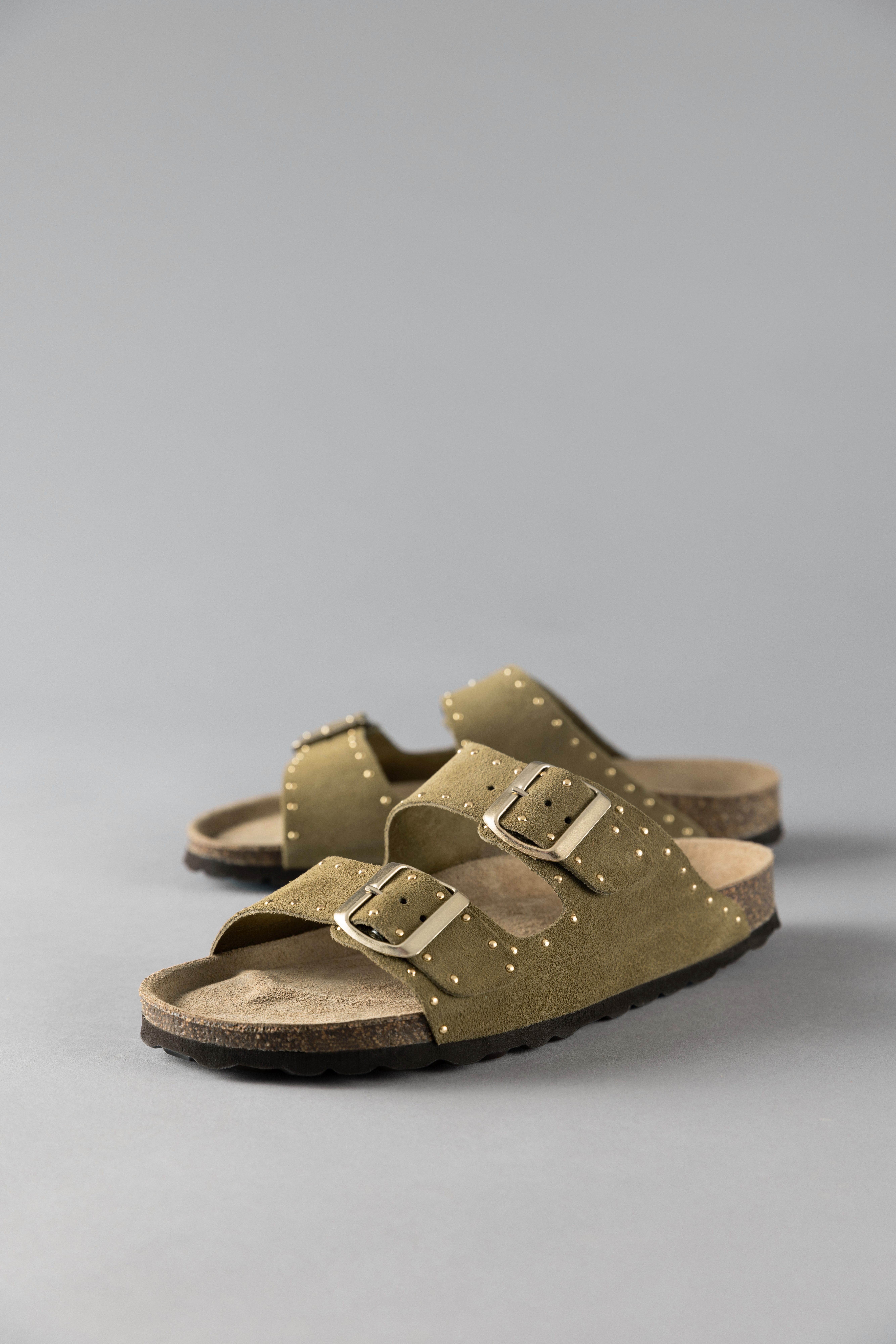 Aniston SHOES Pantolette, Sommerschuh, Strandschuh, Nieten - NEUE KOLLEKTIO günstig online kaufen