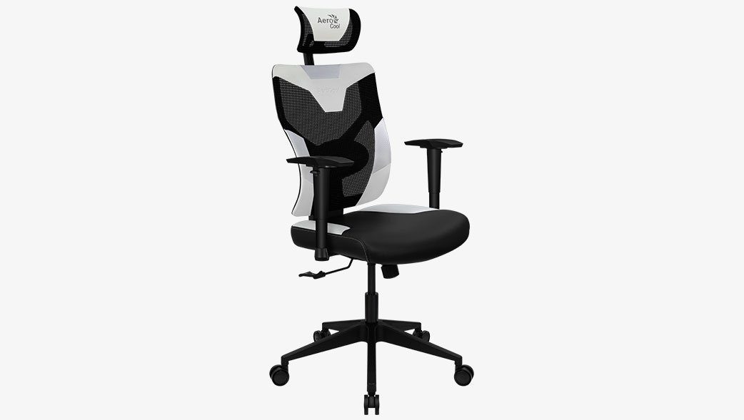 GUARDIAN Aerocool Gaming-Stuhl schwarz/weiß