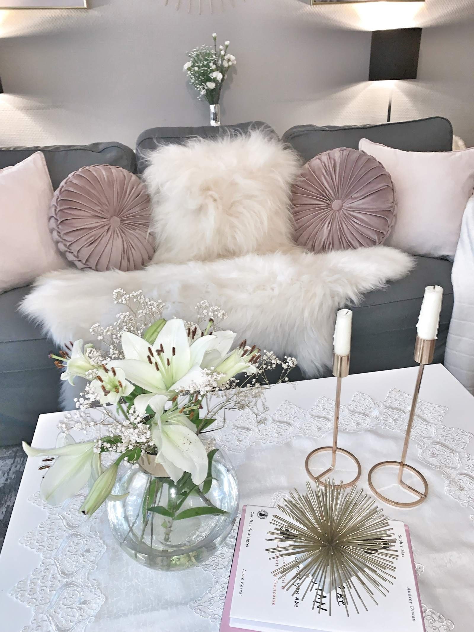 Hollert Fellteppich, fellförmig, Lammfell Weiß Merino Schaffell kuschelig w günstig online kaufen