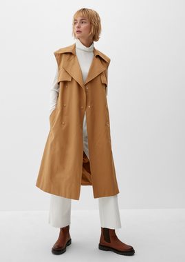 s.Oliver Funktionsweste Trench-Weste aus Twill