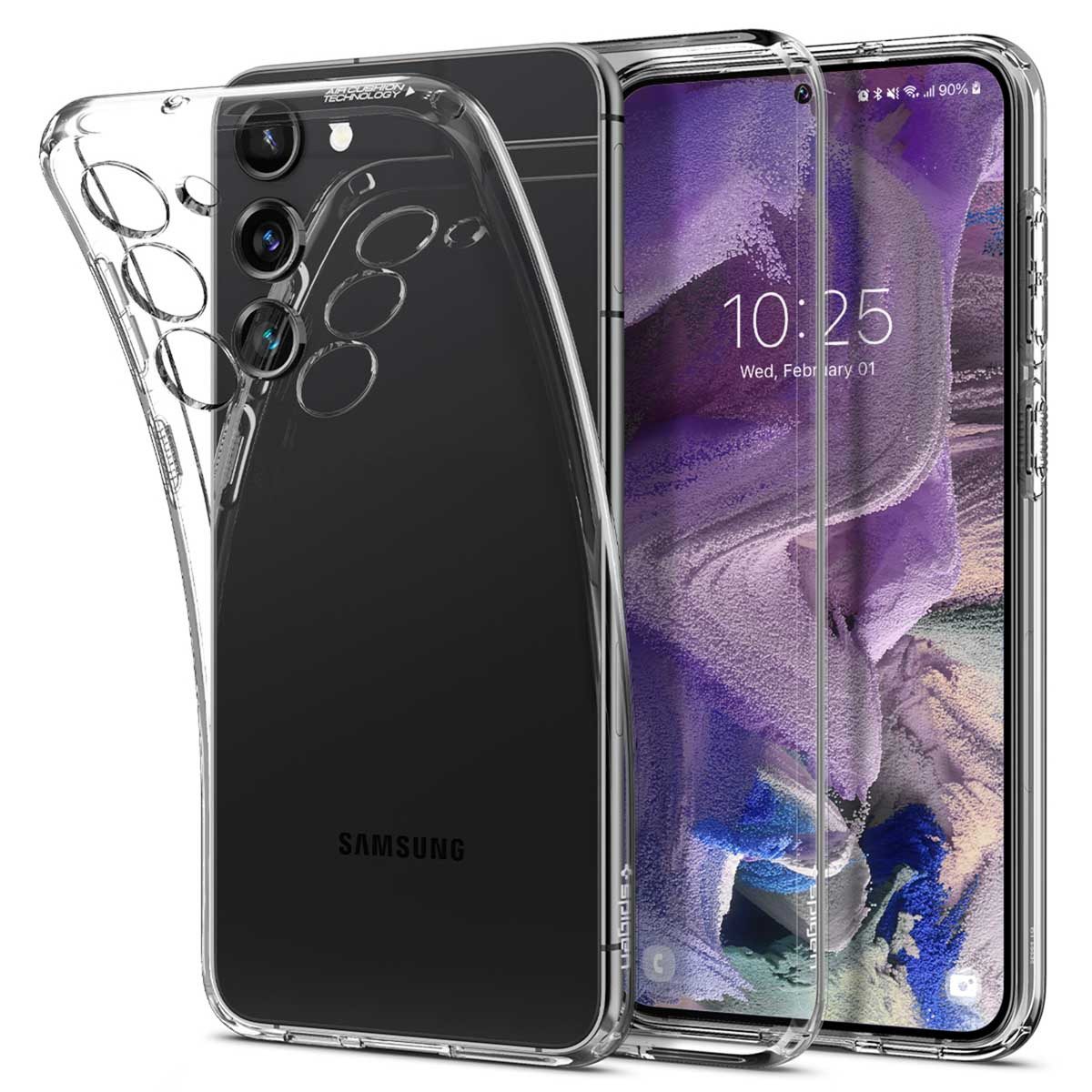Spigen Backcover Spigen Liquid Crystal Case für das Samsung Galaxy S23 - Transparent
