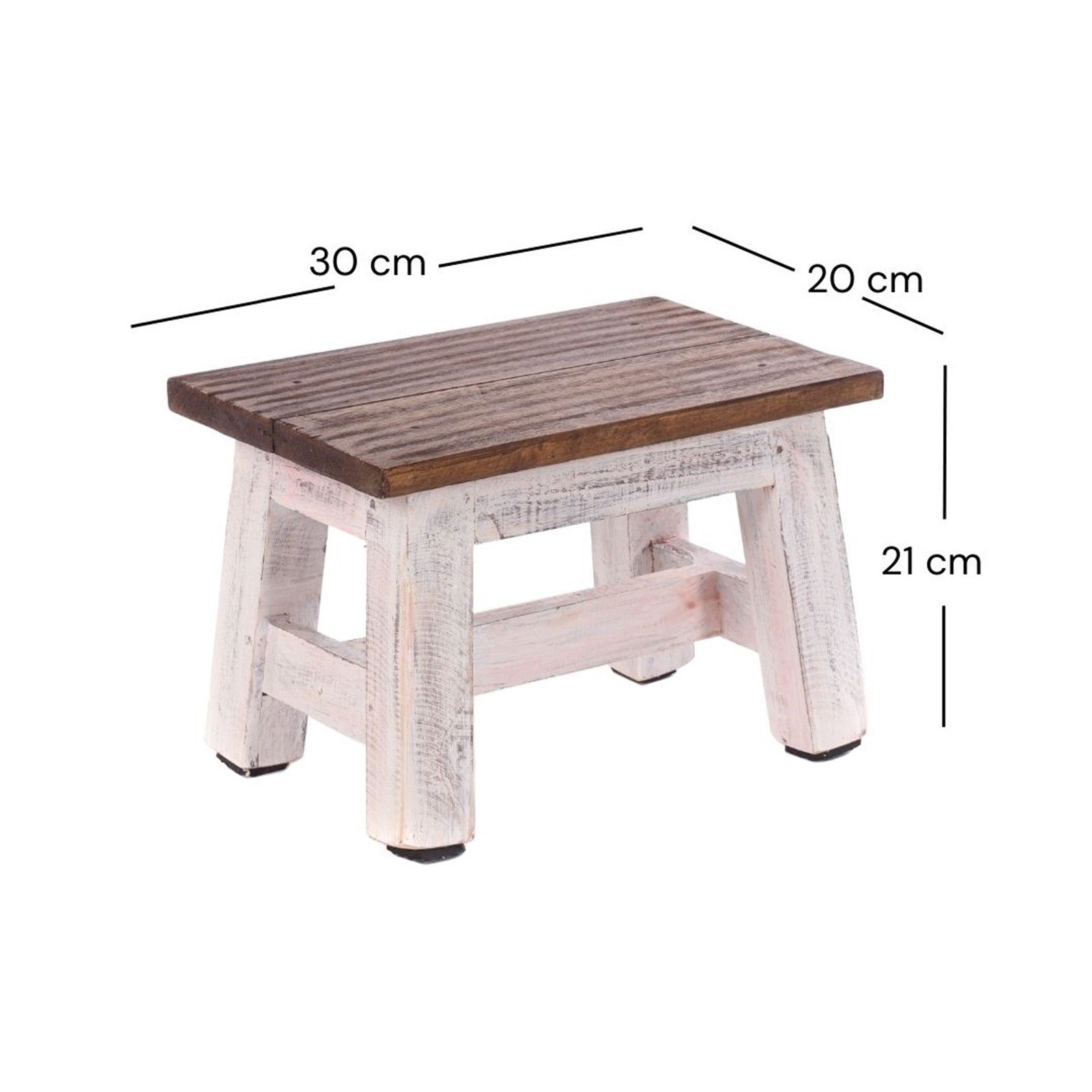 DESIGN DELIGHTS Hocker FUSSHOCKER Monte, 30x21cm(BxH), günstig online kaufen