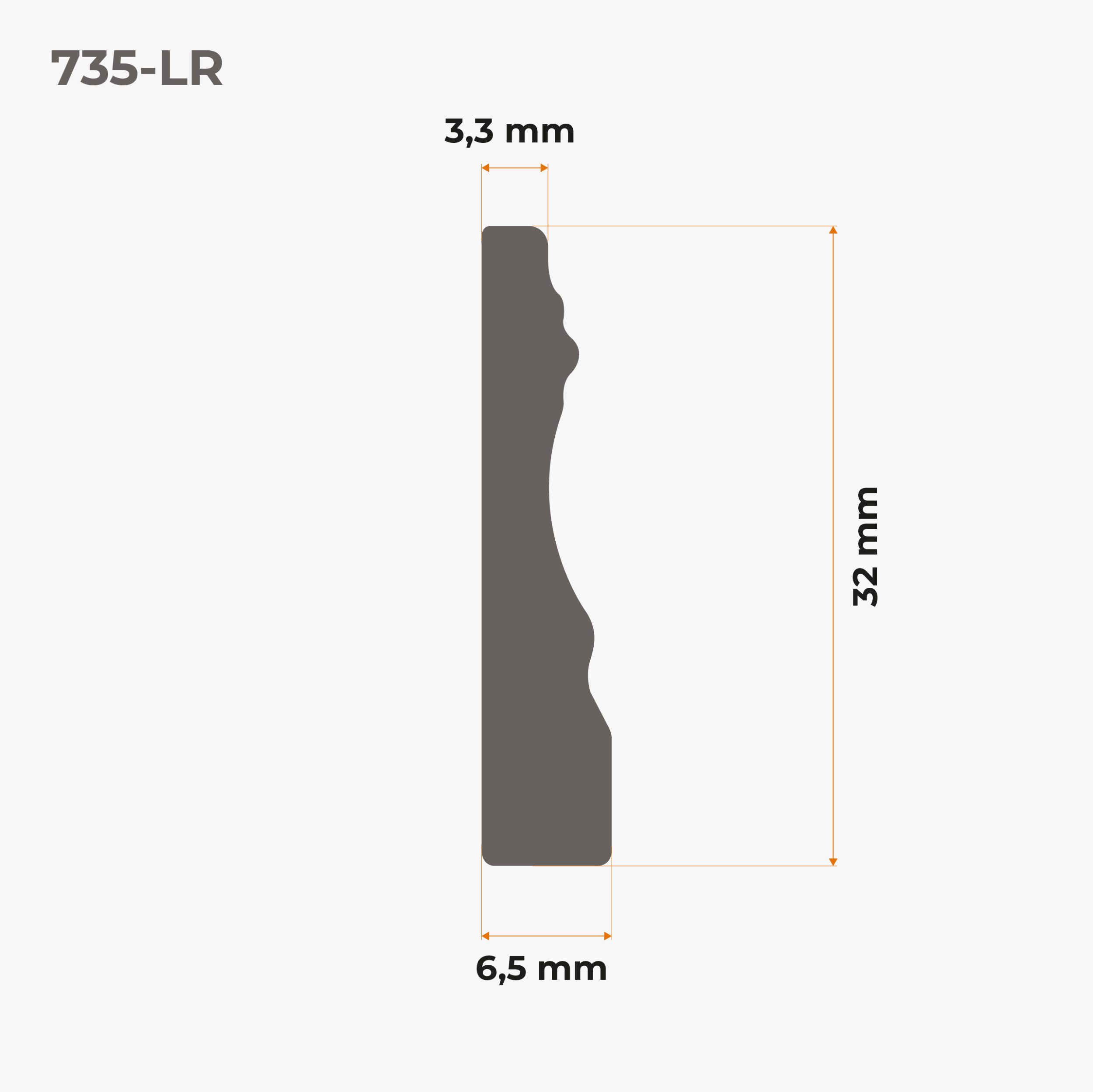 Quest Sockelleiste Weichsockelleiste selbstklebend 32 mm Retro, 5-m-Rolle, L: 500 cm, H: 3,20 cm, 1-St., selbstklebend, flexibel, 32 mm, 5-m-Rolle – Bild 4 von 5