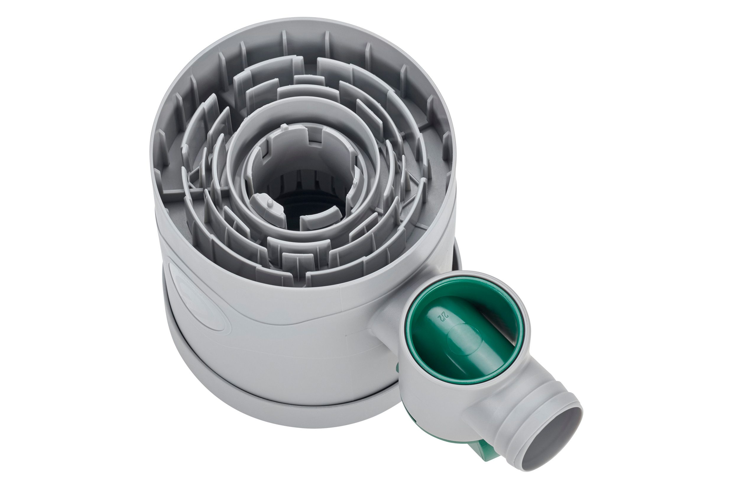 GARANTIA Regentonne Regensammler DN 68-100 mit Hahn grau inkl. Filtereinsatz, 0 l – Bild 4 von 5