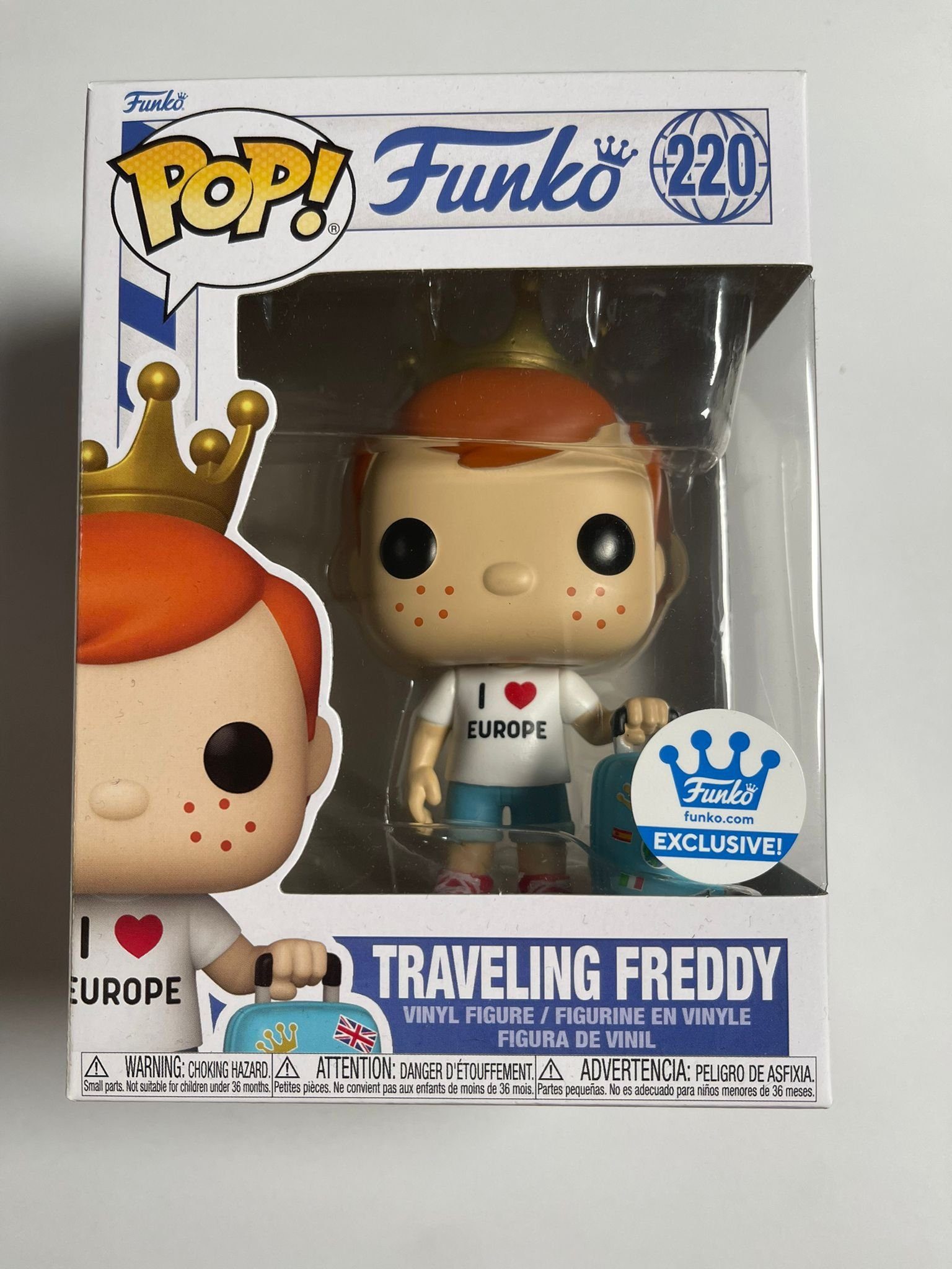 Dekofigur Pop Traveling 220 Funko Freddy Funko