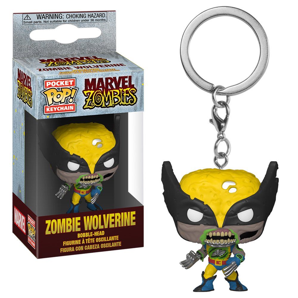Funko Schlüsselanhänger Pocket POP! Zombie Wolverine - Marvel
