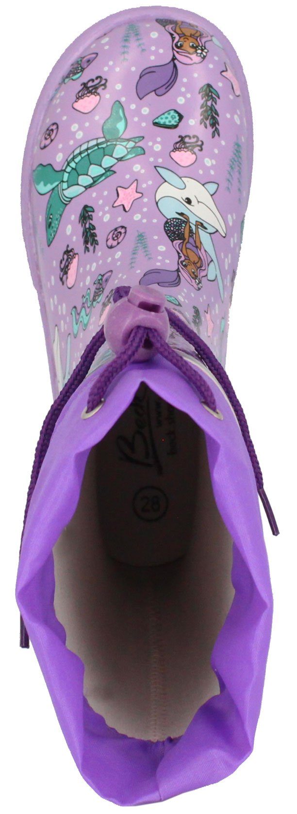 Gummistiefel Naturkautschuk) Ocean herausnehmbare Innensohle Gummistiefel Stiefel, (wasserdichter Beck flexiblem aus Tale weichem