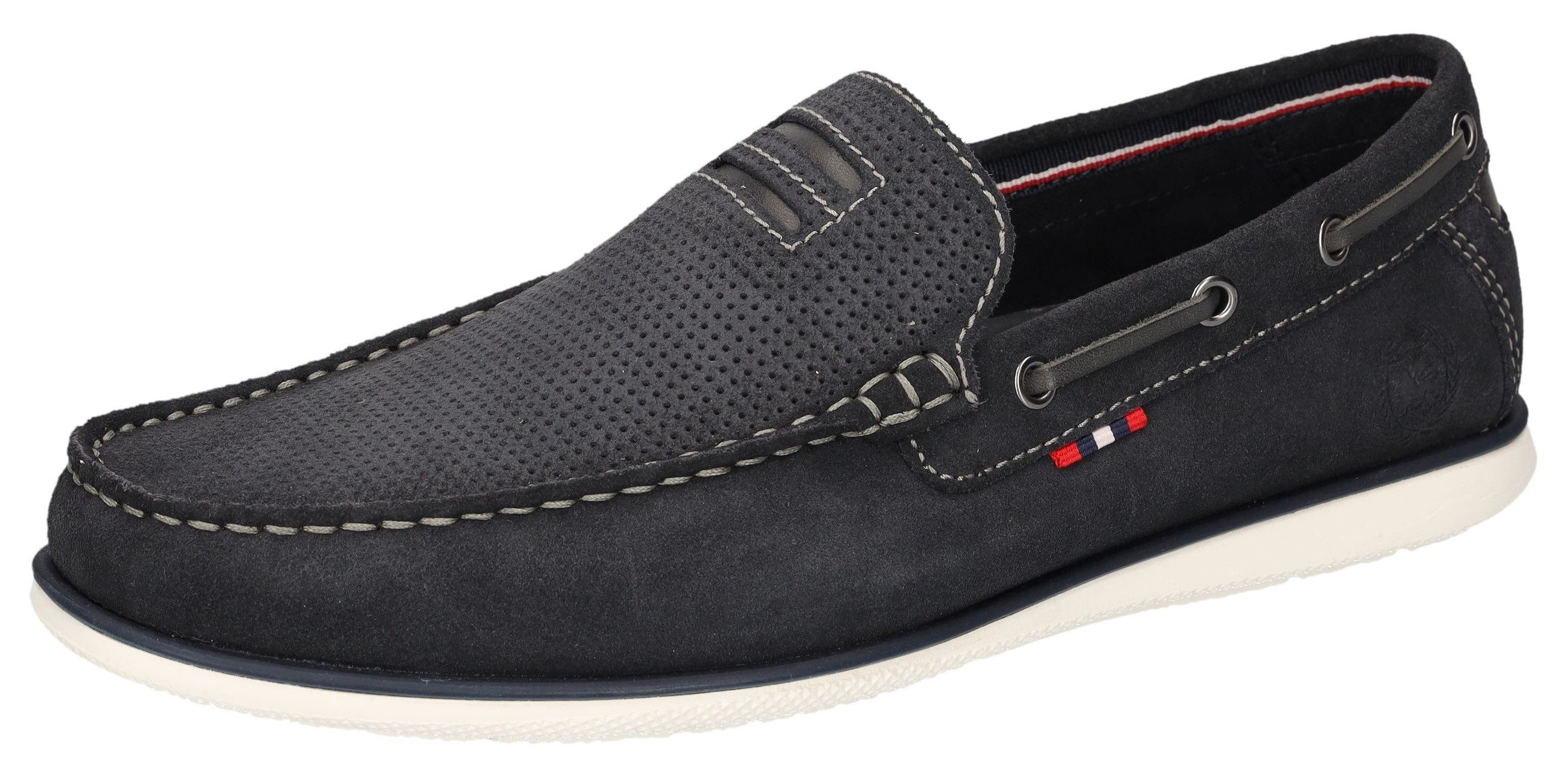 LERROS Loafer Slipper, Halbschuh, Mokassin, Schlupfschuh mit Perforation