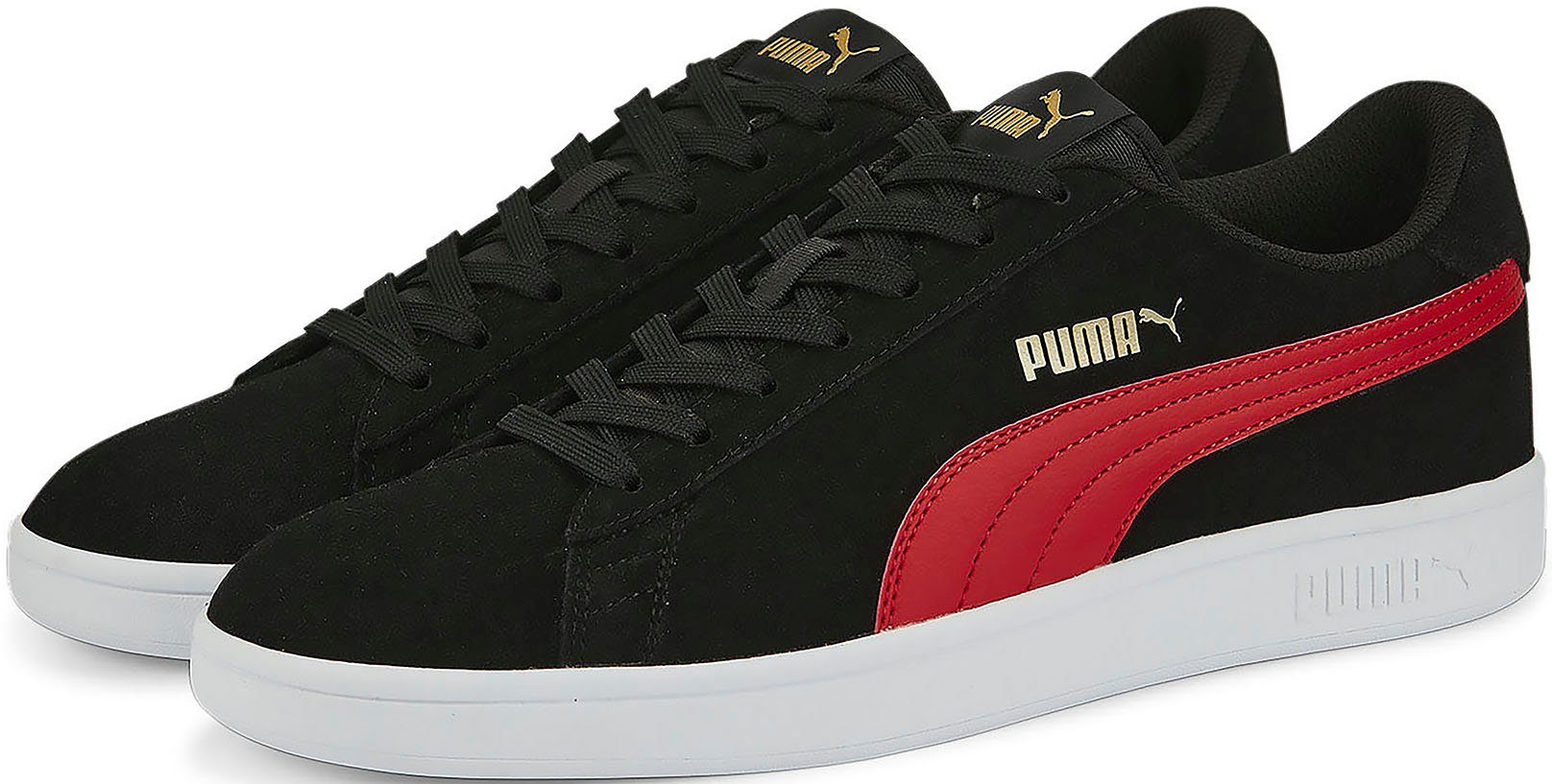 Puma sneaker schwarz rot sale