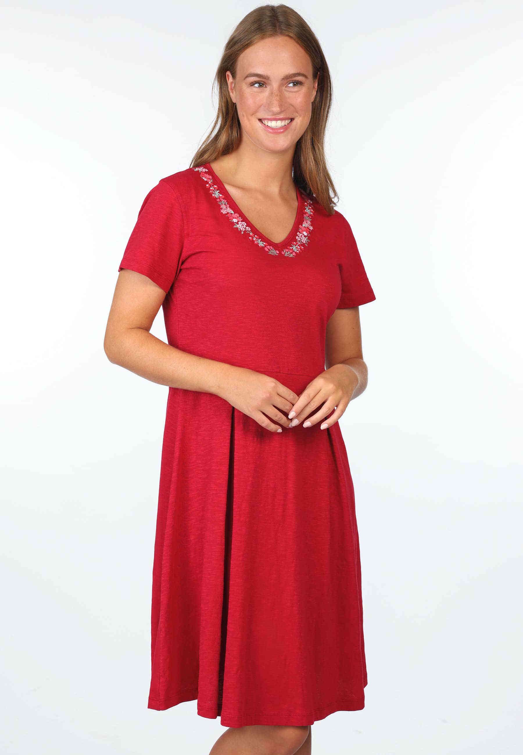 Sorgenfri Sylt Sommerkleid Nelly embro Stickdetails günstig online kaufen