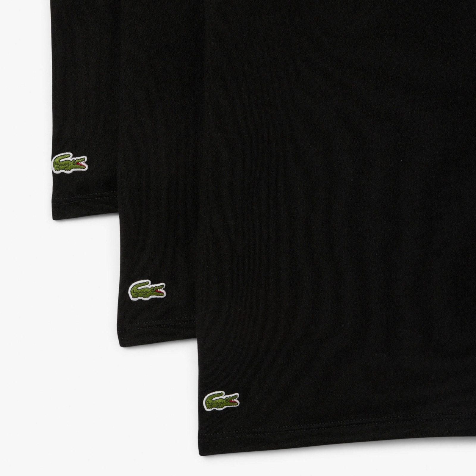Lacoste Unterziehshirt 3er Pack T-Shirts Crew-Neck Tee (3-St., 3er Pack) mit Markendetails – Bild 2 von 2