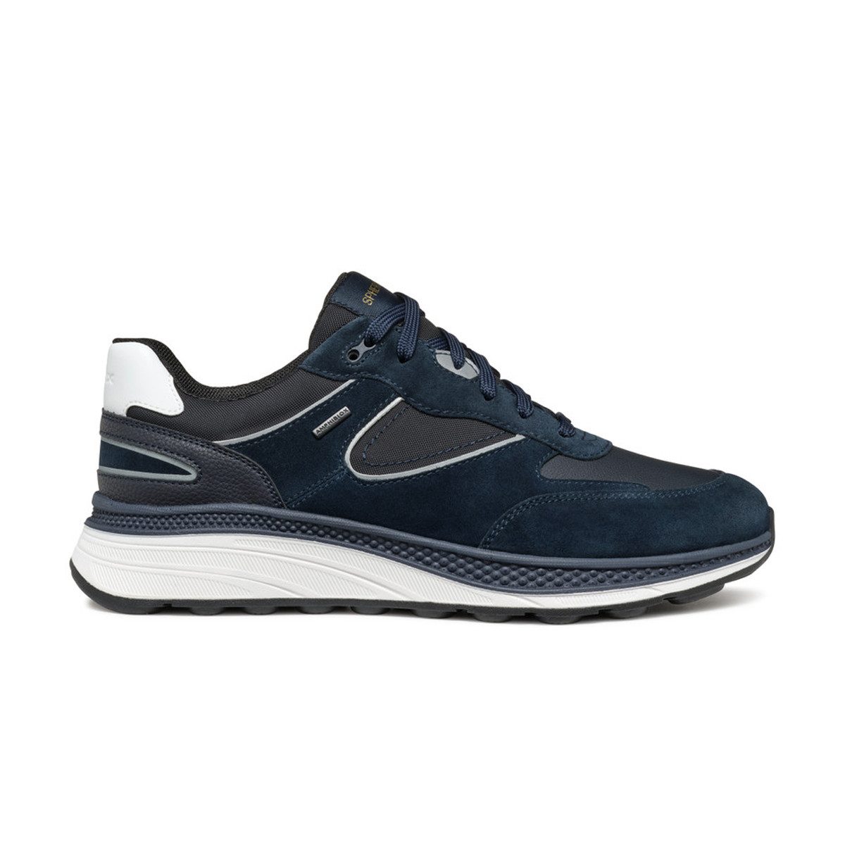 GEOX SPHERICA, Sneaker in Blau, kombiniert für Herren Sneaker