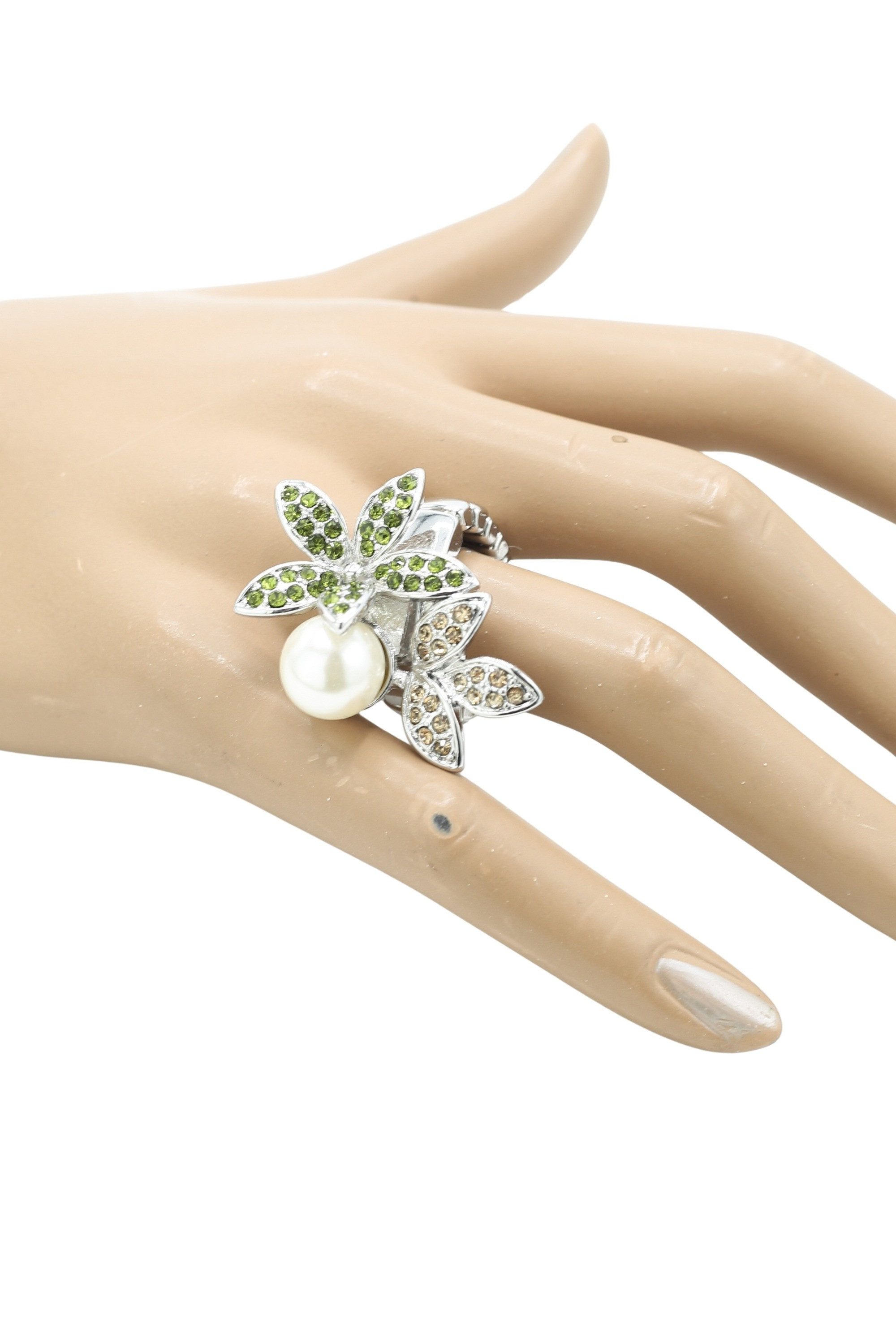 COLLEZIONE ALESSANDRO Fingerring Blütenzauber