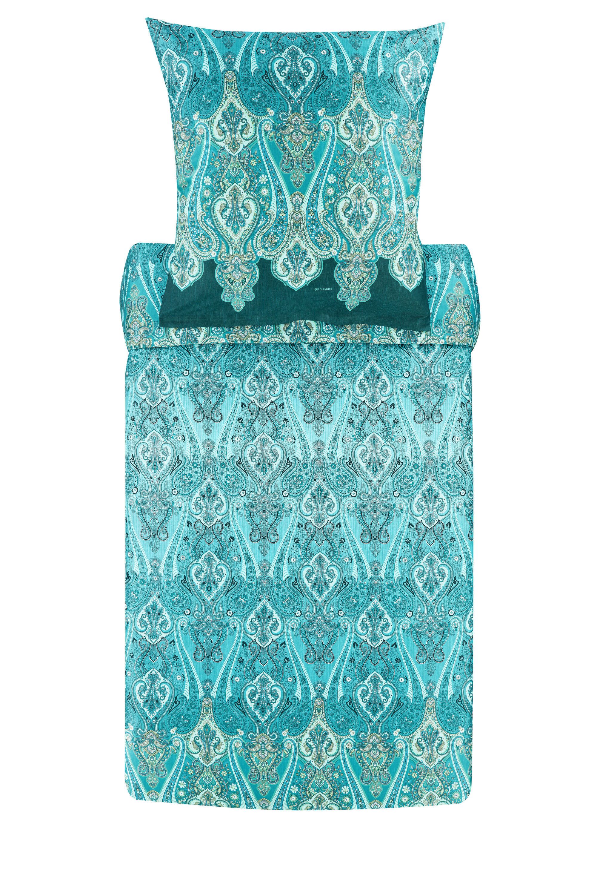 Bassetti Bettwäsche RAGUSA, Satin, 2 teilig, Áus satinierter Baumwolle mit Allover-Print