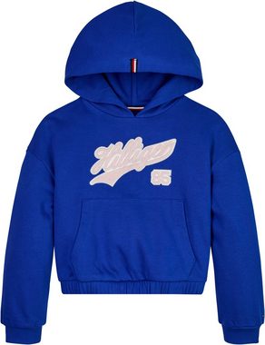 Tommy Hilfiger Kapuzensweatshirt HILFIGER SCRIPT HOODIE mit Logo-Stickerei