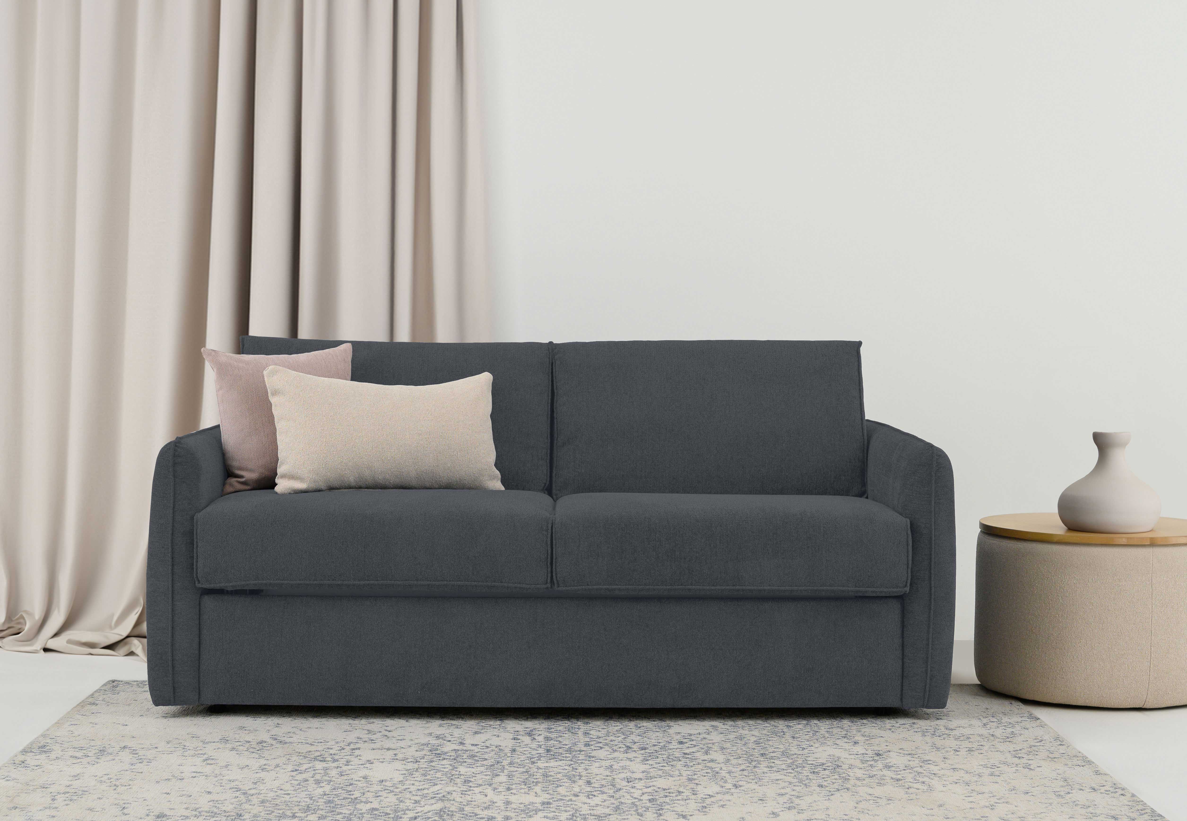 OTTO home Schlafsofa Bergamons, 2-Sitzer, mit Dauerschlaffunktion, inkl. Federkernmatratze, Lattenrost