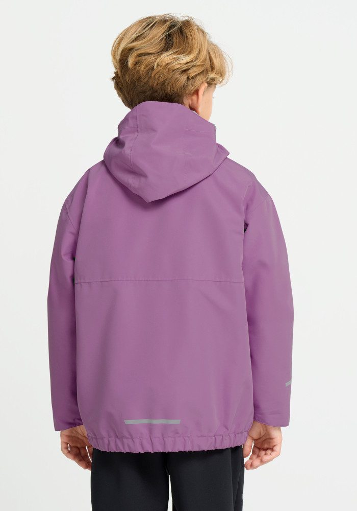 Jack Wolfskin 3-in-1-Funktionsjacke ICELAND 3IN1 PRINT JKT K Alwetterjacke für Kinder, wasser- und winddicht, warm