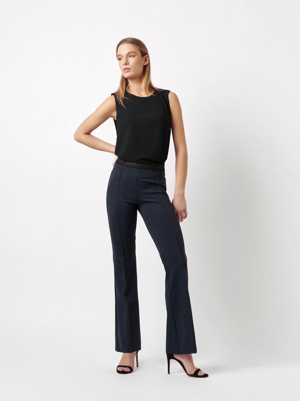 ROSNER Bootcuthose Alisa Bootcut (1-tlg) mit ausgestellter Fußweite