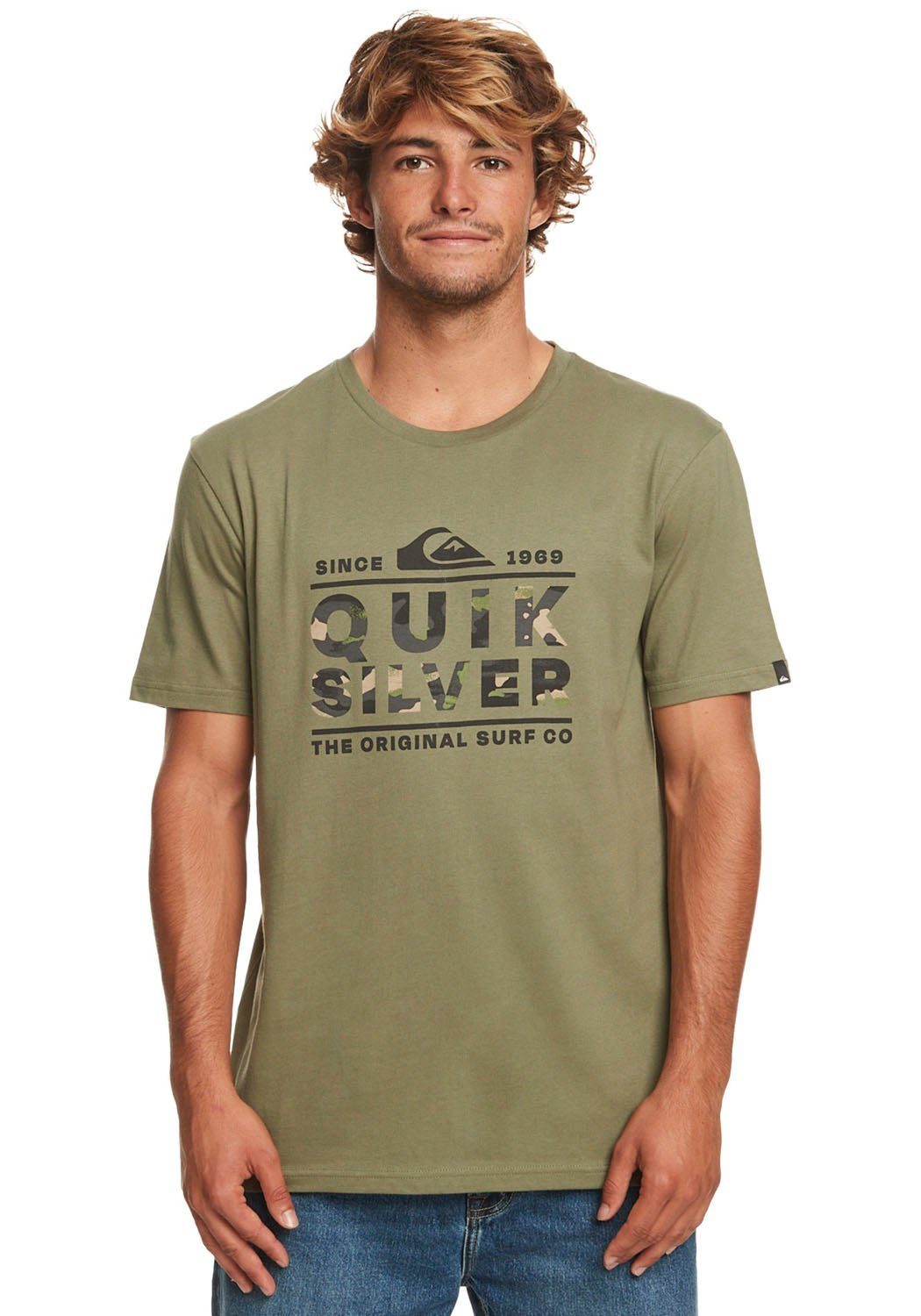 Quiksilver T-Shirt LOGOPRINT TEES four leaf clover