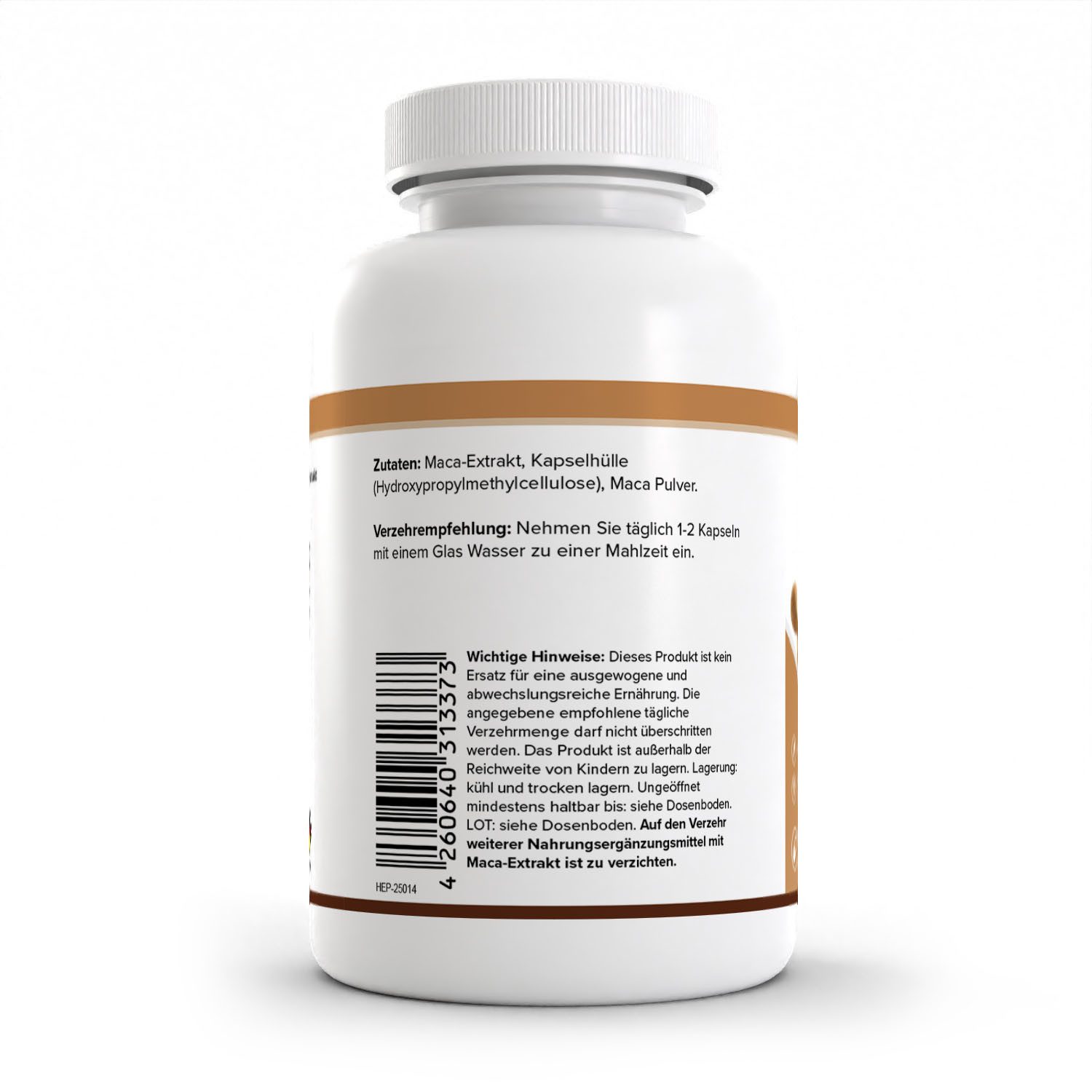 Zec+ Nutrition HEALTH+ MACA, 120 Kapseln Kapsel