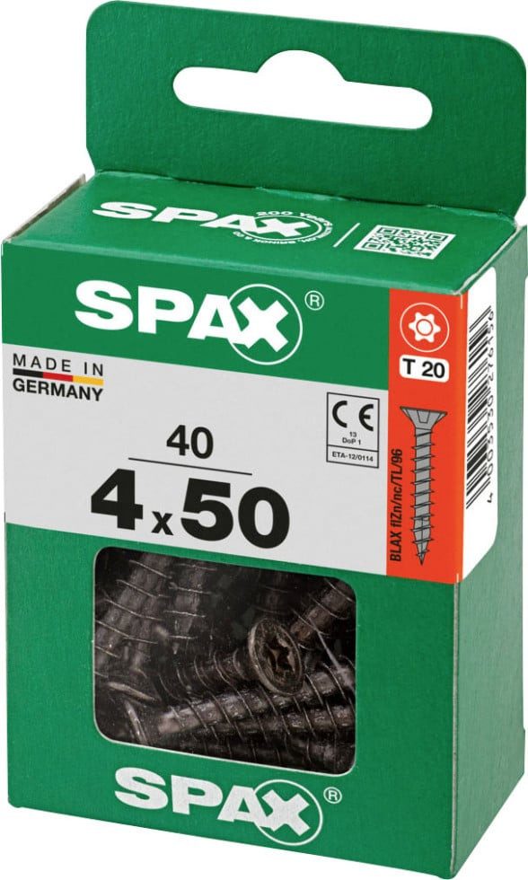 SPAX Schnellbauschraube Spax Universalschrauben 4 x 50 mm T20 Vollgewinde