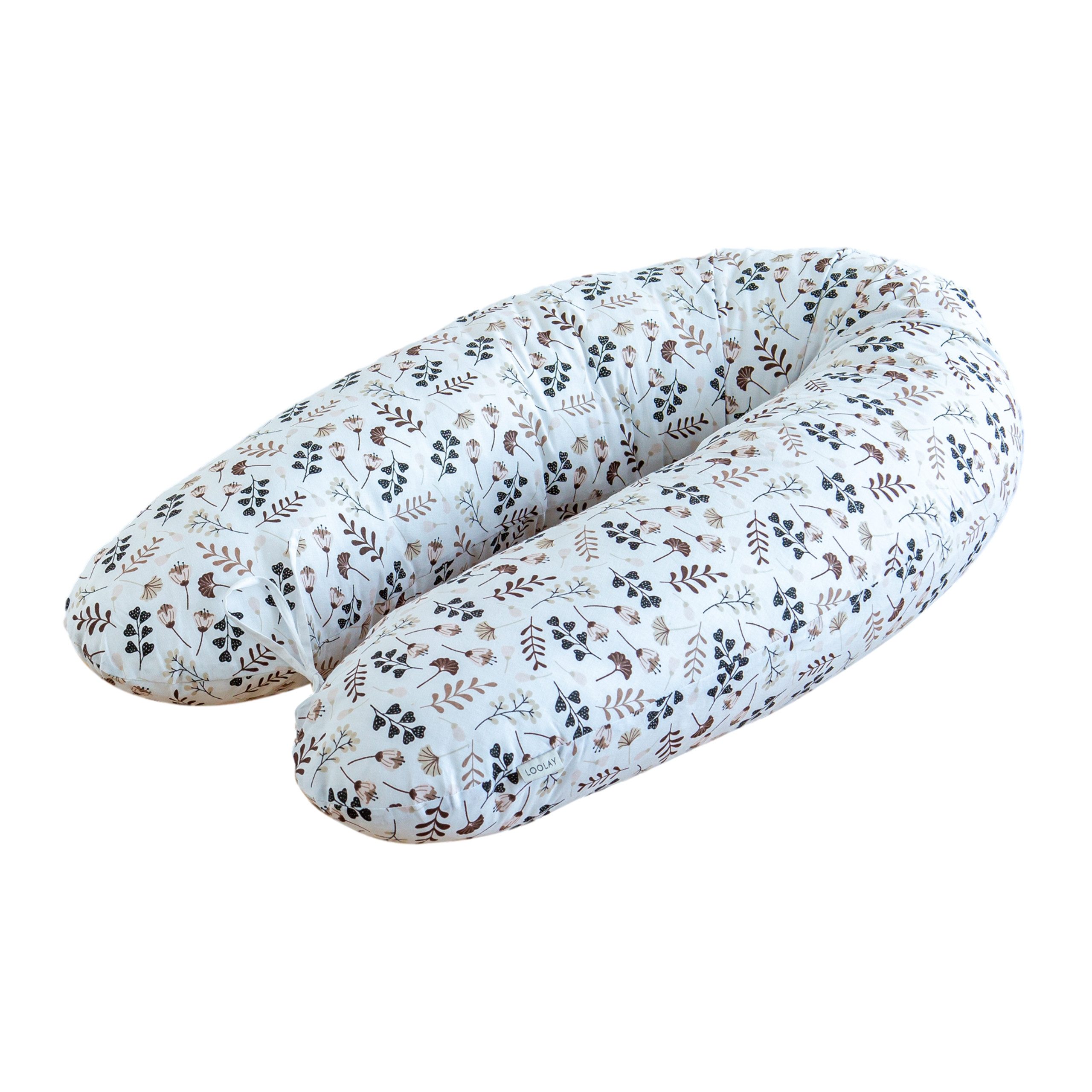 Seitenschläferkissen M/L oder L/XL BLUMEN Schwangerschaftskissen Kissen für Schlafen