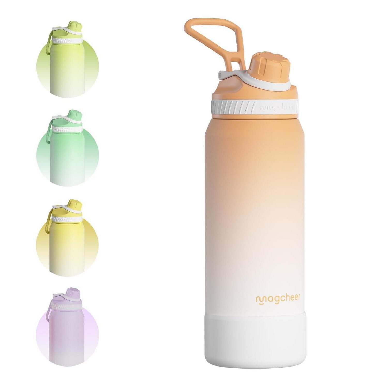 LuxusKollektion Thermoflasche Thermosflasche Edelstahl 1L Pfirsich