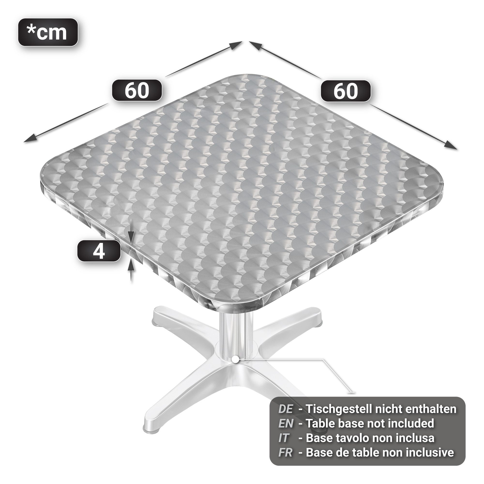 GGMMÖBEL Tischplatte COSTA