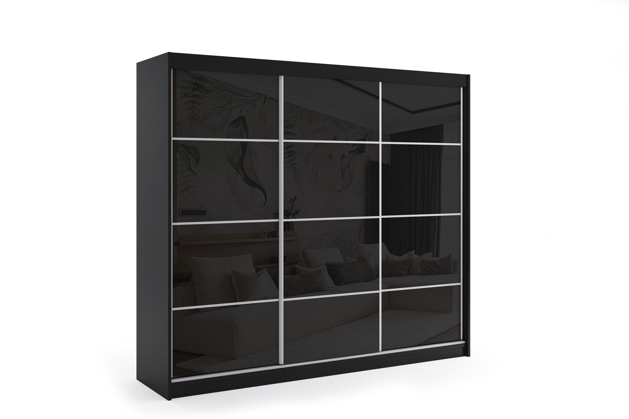ALTDECOR Schiebetürenschrank VIVI 2 (Kleiderschrank Aluminium-Leisten, günstig online kaufen