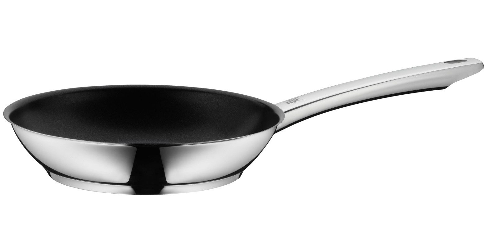 WMF Bratpfanne Nordic Profi Stielpfanne, 20 cm, Cromargan Edelstahl (Set, 1-tlg), für alle Herdarten geeignet