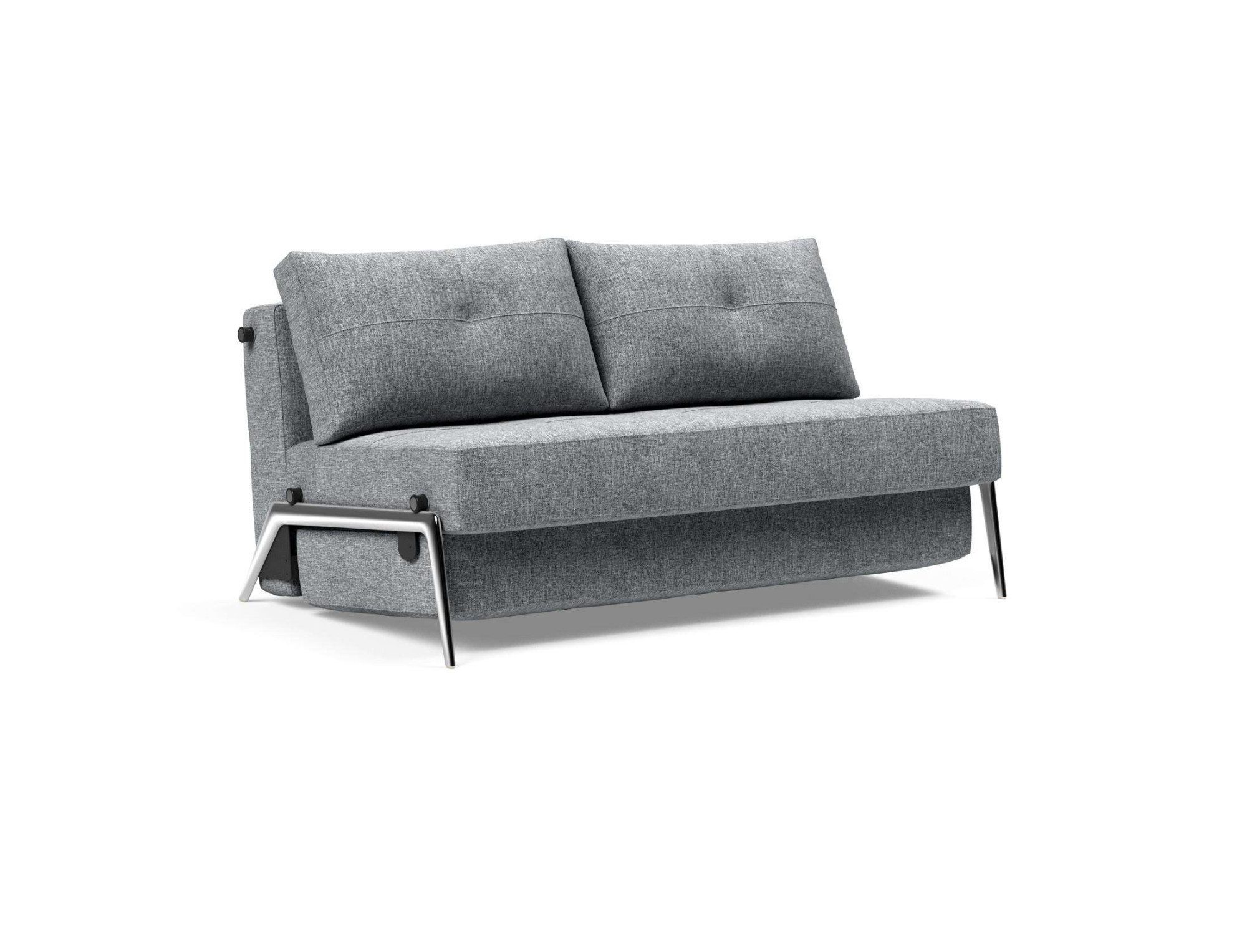INNOVATION LIVING ™ Schlafsofa Cubed Klappsofa, hochwertige Schlaffunktion, Design und extra Komfort, Frontauszug, sehr platzsparend, abgewinkelt Sitzen, waagerecht liegen