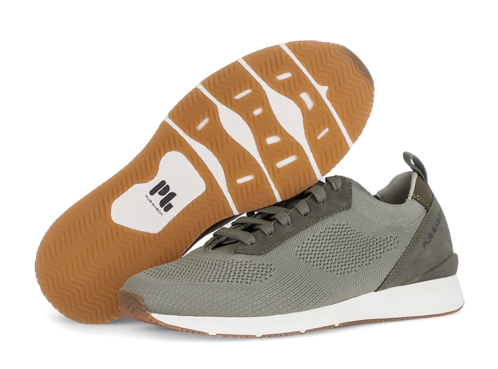 Pius Gabor Sneaker Halbschuh, Schnürschuh mit praktischer Anziehlasche, G-Weite