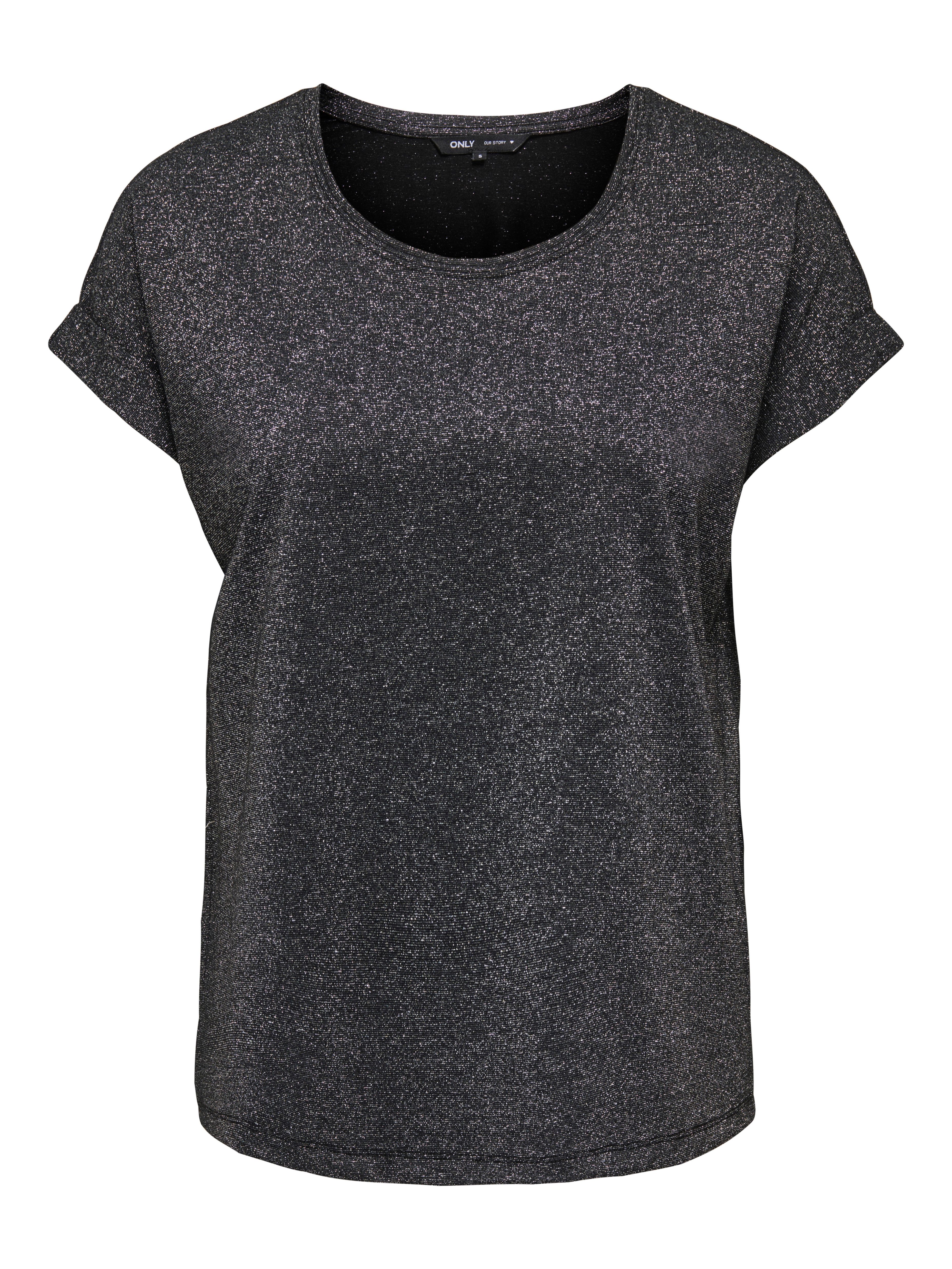 Kurzarmshirt ONLMOSTER GLITTER S/S TOP NOOS JRS