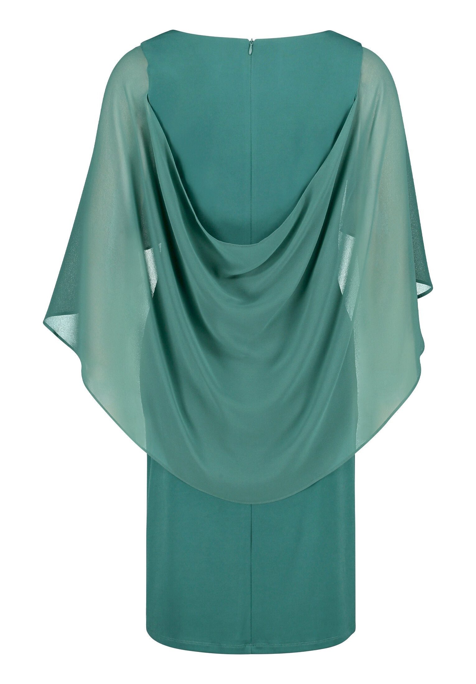 Vera Mont Cocktailkleid Damen mit Raffung Materialmix