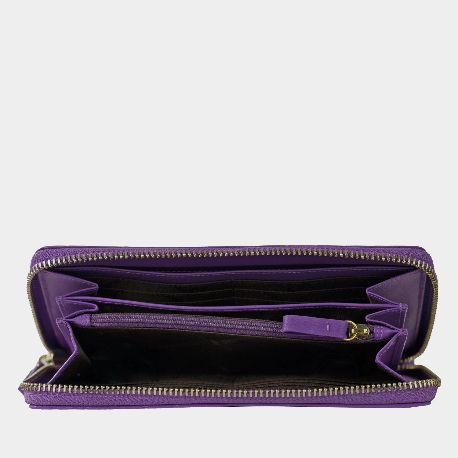 Braun Büffel Geldbörse VERONA Limited Reißverschluss Geldbörse 18 Kartenfächer violett
