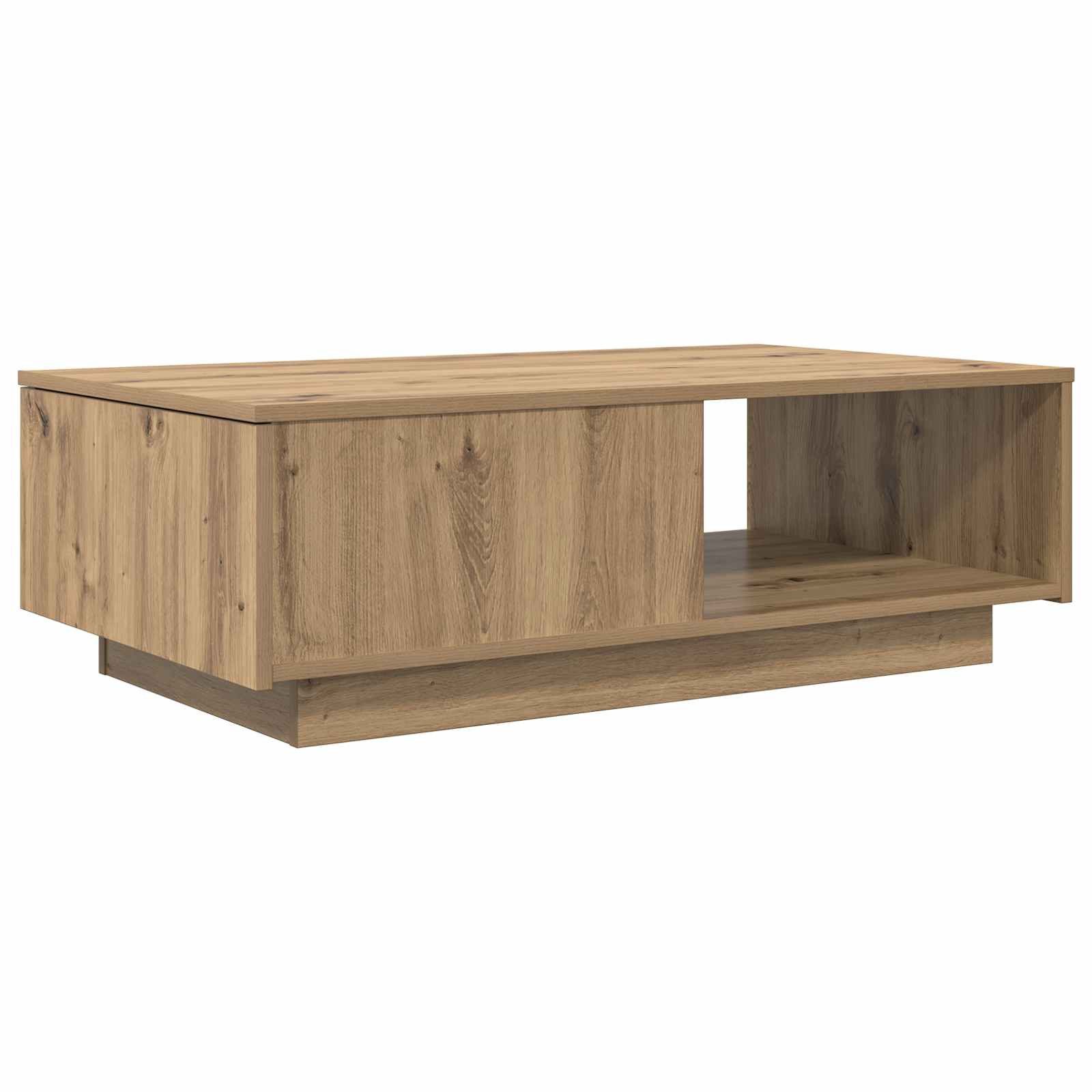 vidaXL Couchtisch Couchtisch Artisan-Eiche 95 x 55 x 31 cm Holzwerkstoff (1-St)