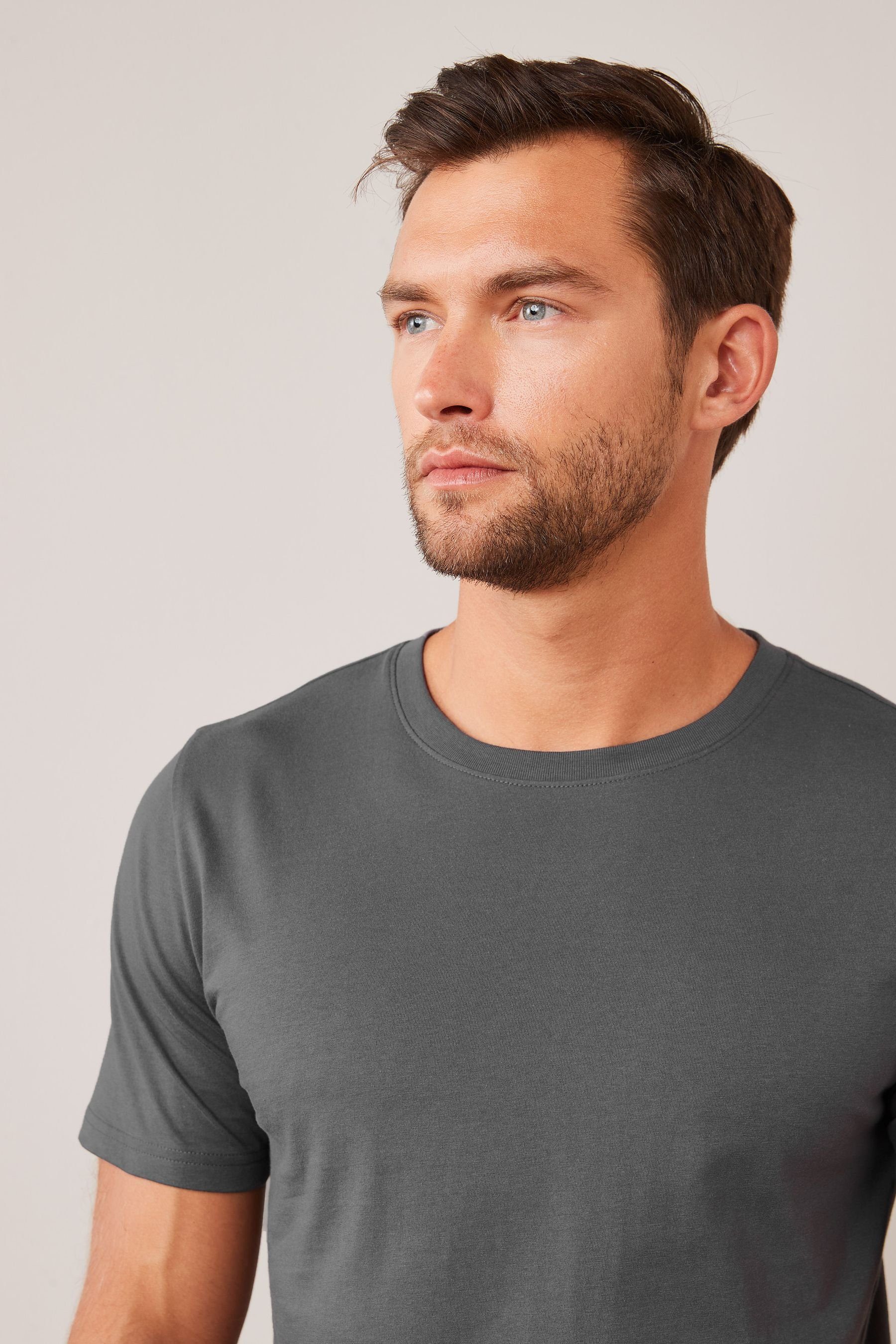 (1-tlg) T-Shirt Charcoal Grey Next