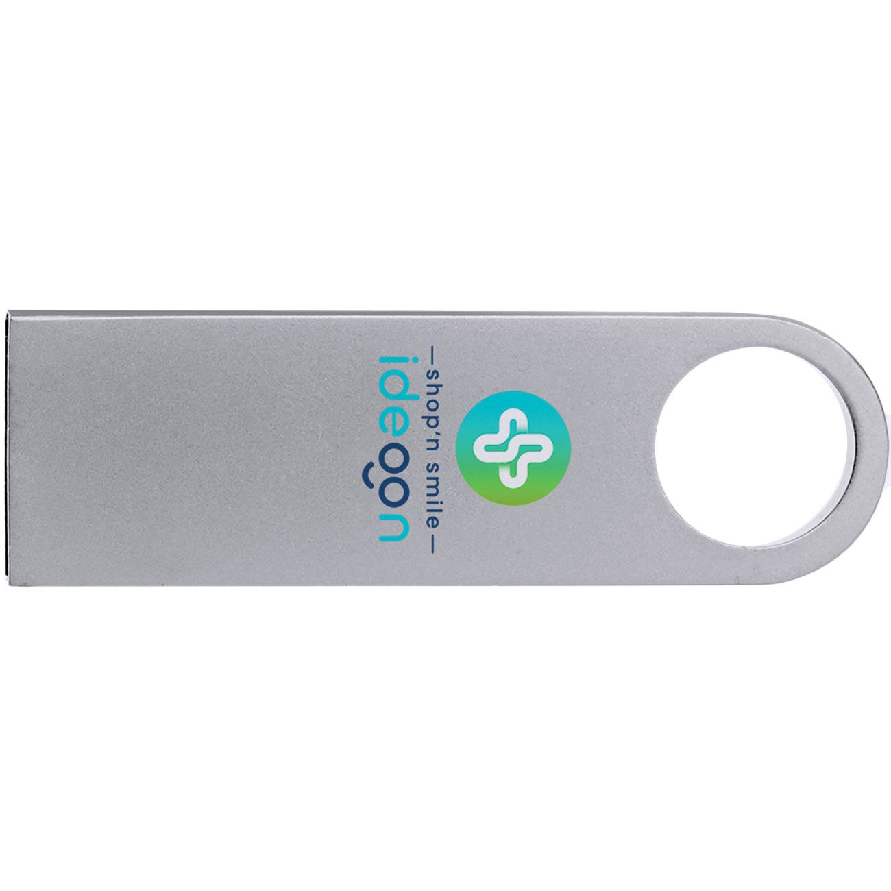 shop'n smile ideoon 64GB USB 3.0 Stick Schnelle Datenübertragung zuverlässiger Speicher USB-Stick (64 GB USB 3.0, Metallgehäuse, schlank & leicht, bis 20 MB/s) – Bild 4 von 5