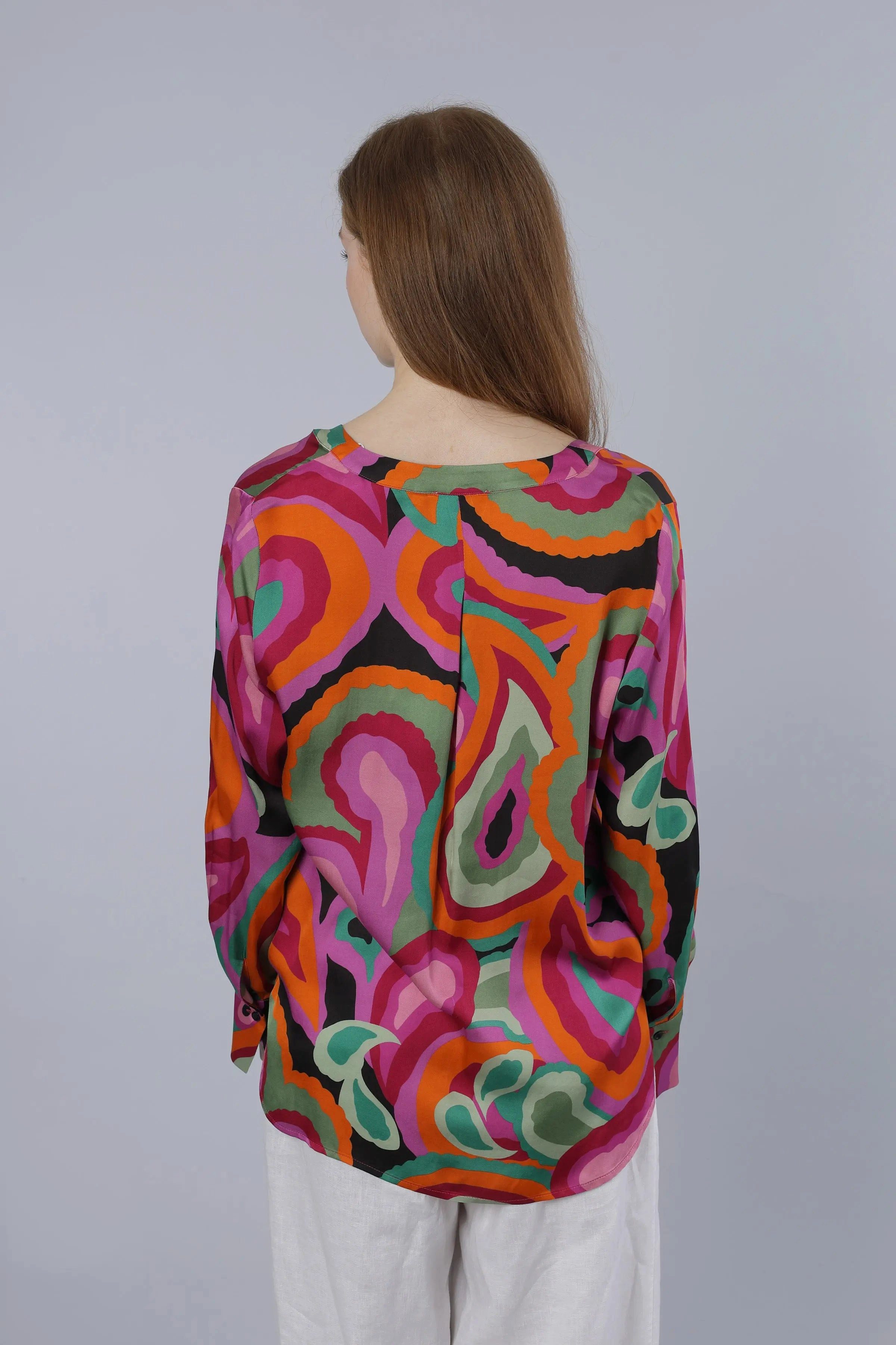 NADINE H Klassische Bluse Bunte Bluse günstig online kaufen