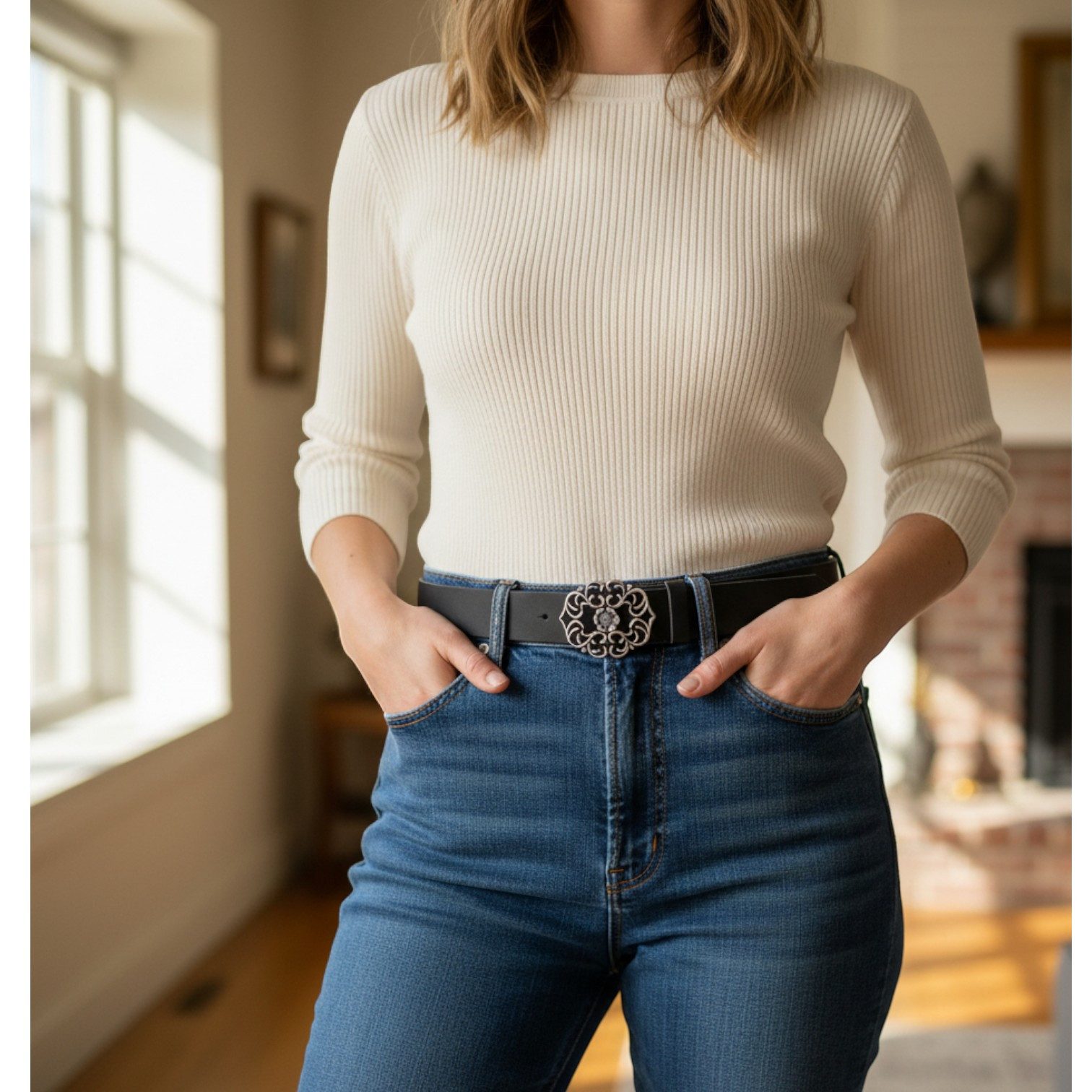 FRONHOFER Koppelgürtel 18319 (1-St) Damen Ledergürtel, günstig online kaufen