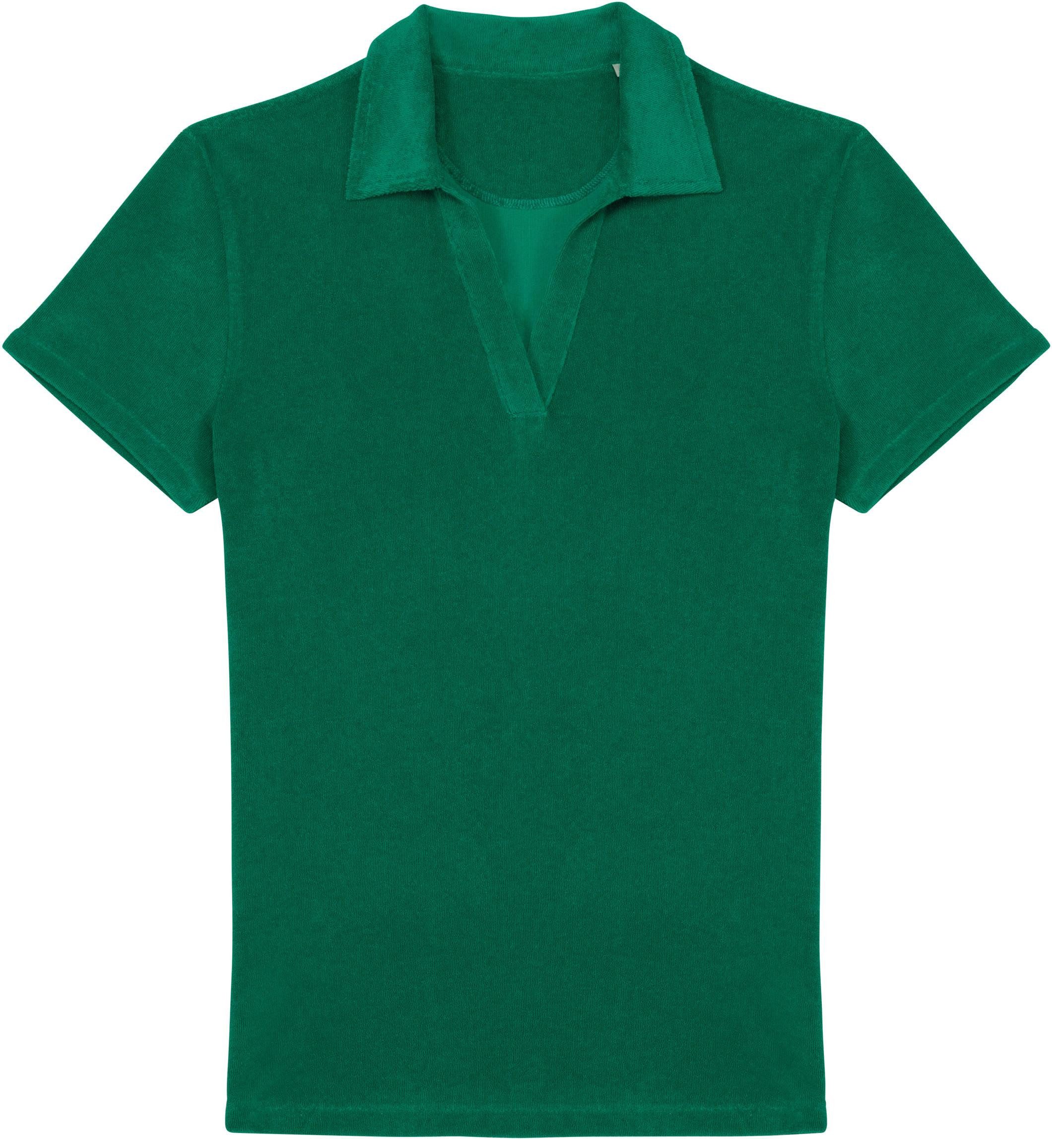 Poloshirt Umweltfreundliches Damen-Polohemd aus Frottee