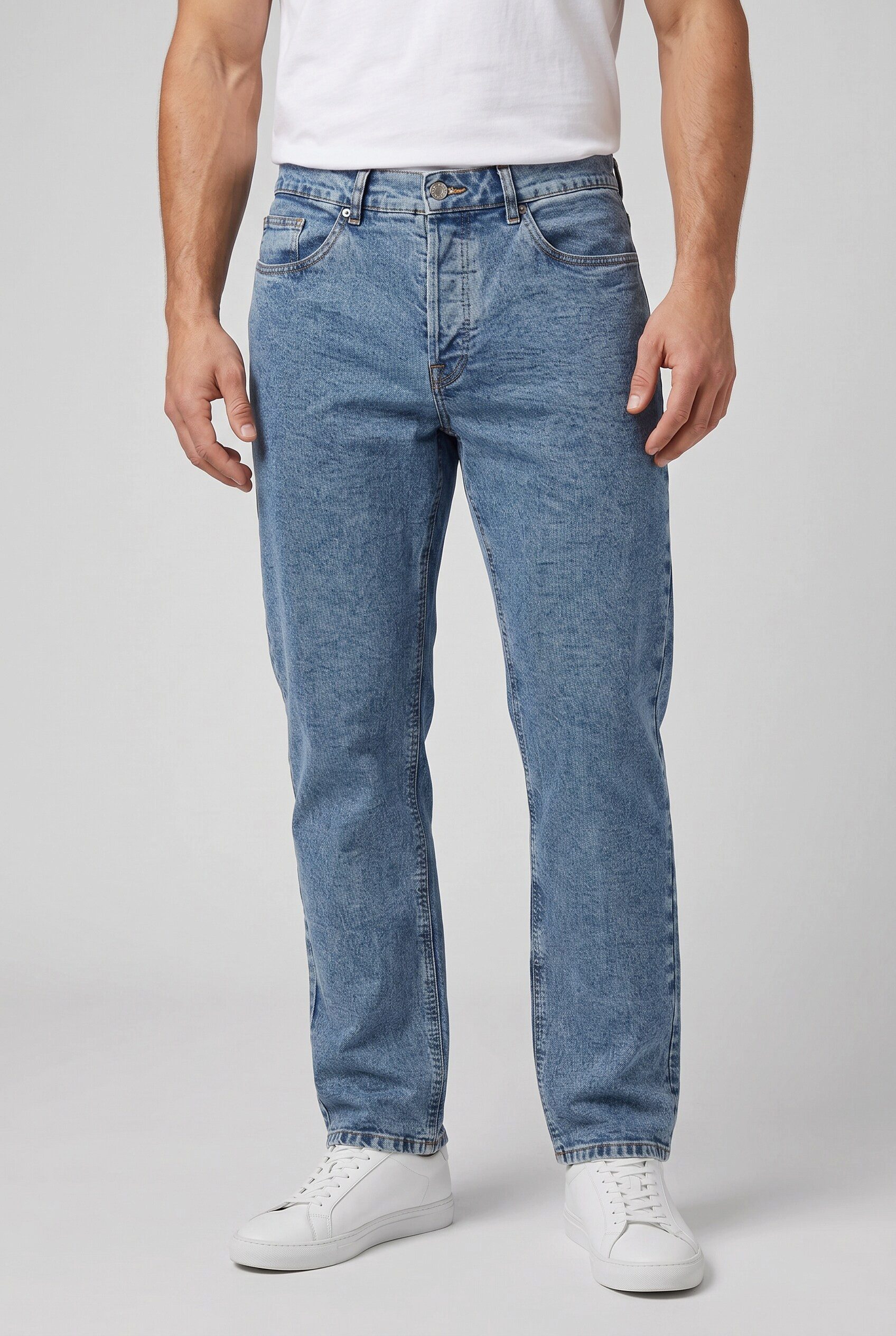 Men Plus 5-Pocket-Jeans Jeans 5-Pocket tapered Loose Fit 5-Pocket bis 72