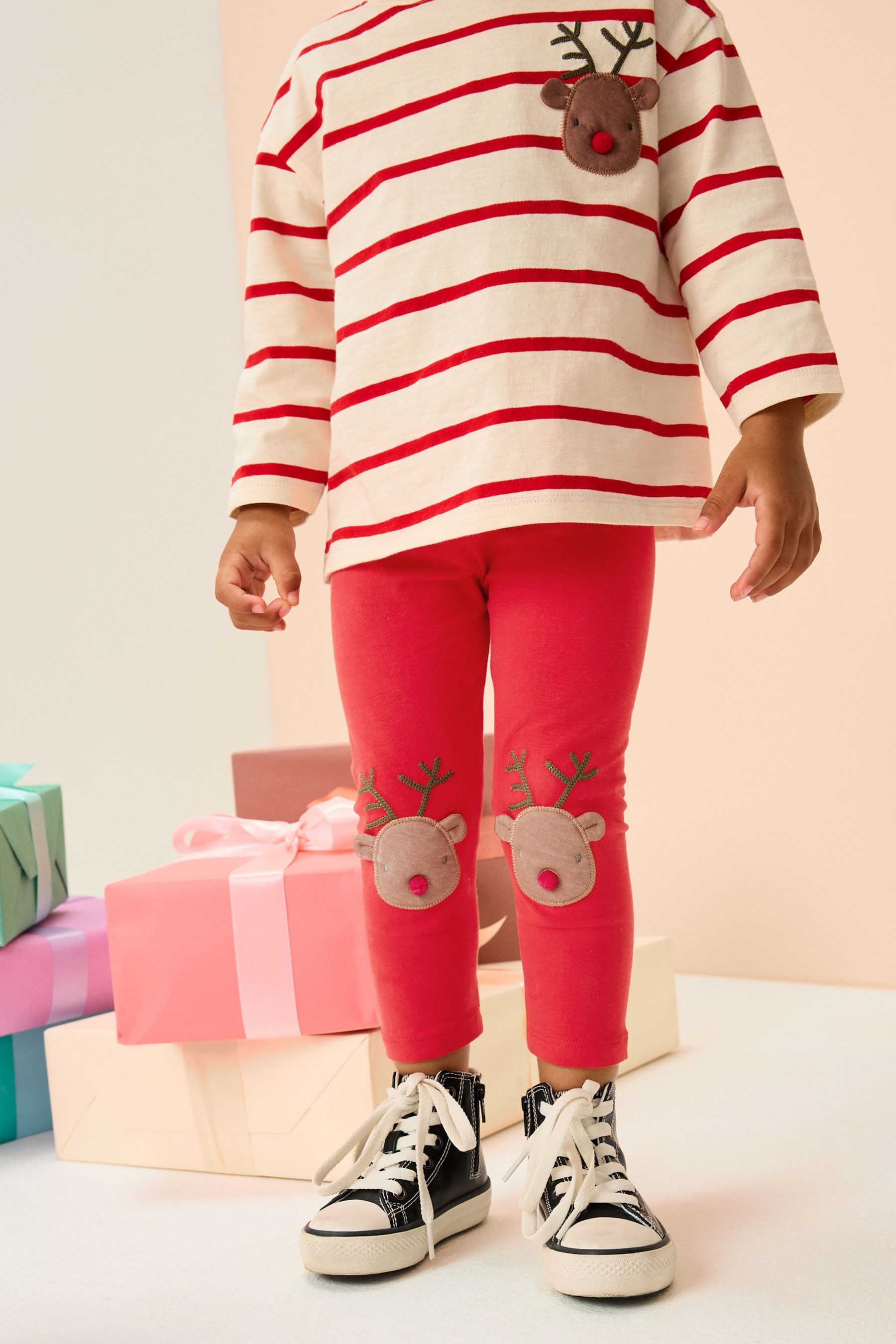 Leggings Leggings mit Zierdetails